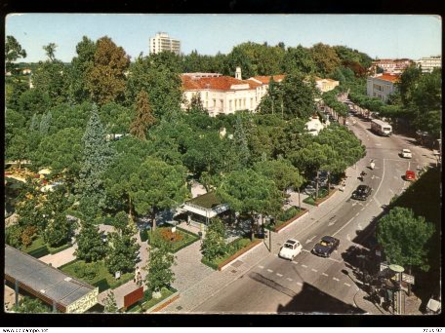 C1217 ABANO TERME - VIA PIETRO D'ABANO DALL'ALTO CON AUTO VG 1972 - Altri & Non Classificati