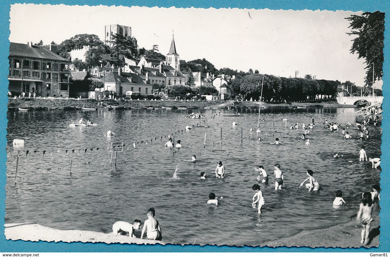 Les Environs De BOURRE - La Plage De Montrichard Carte Circulé 1957 - Autres & Non Classés