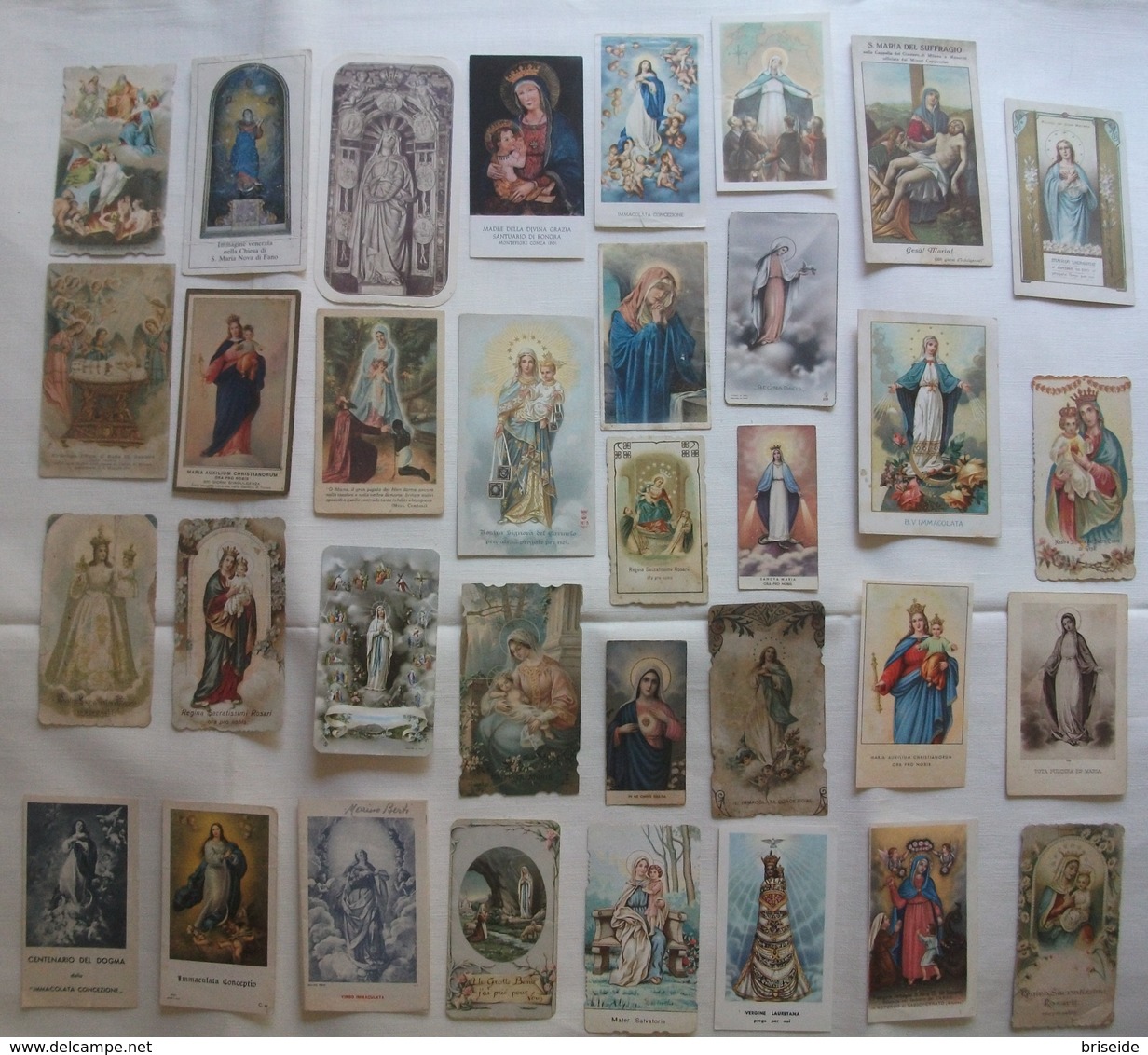 "SCONTO" SANTINO N. 34 SANTINI ORIGINALI MADONNA MARIA SANTISSIMA VERGINE EPOCHE VARIE - Imágenes Religiosas