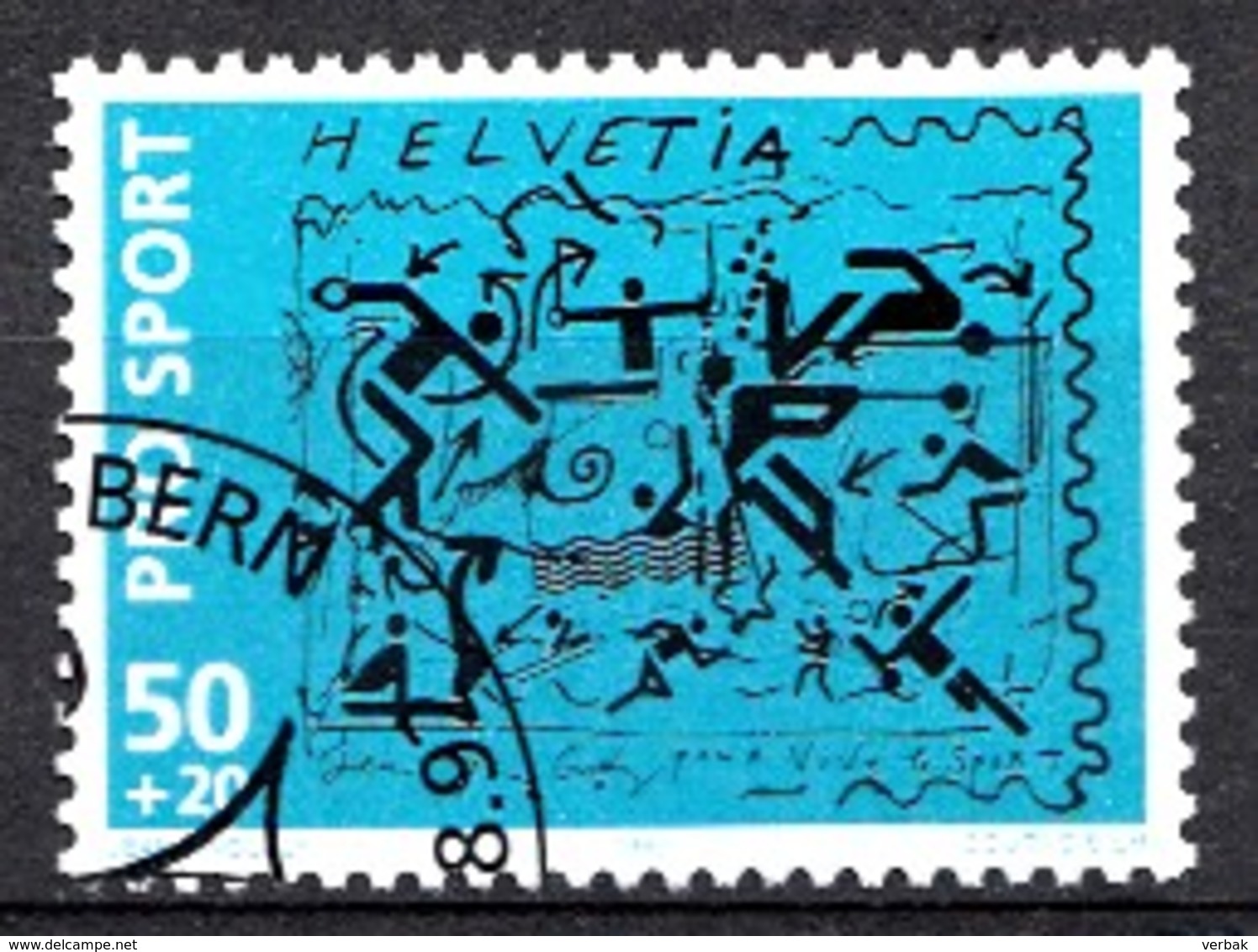 Suisse 1992 Mi.Nr: 1482 Sporthilfe  Oblitèré / Used / Gebruikt - Gebruikt