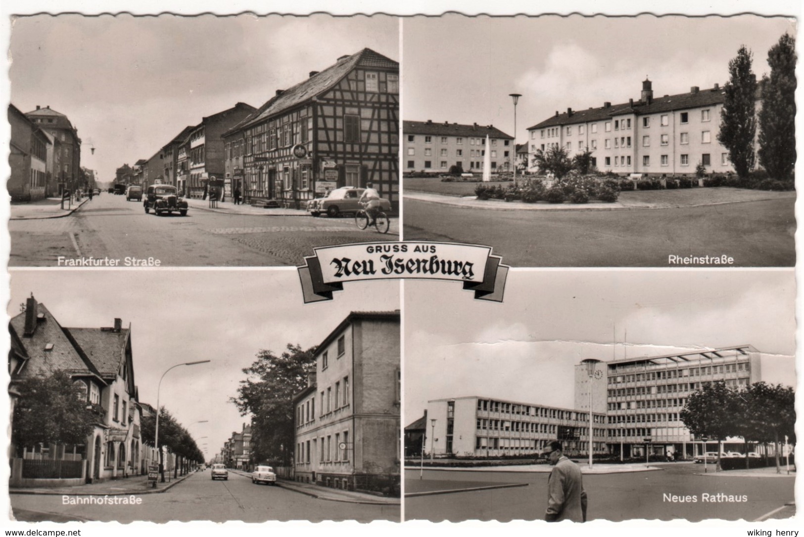 Neu Isenburg - S/w Mehrbildkarte 1 - Neu-Isenburg