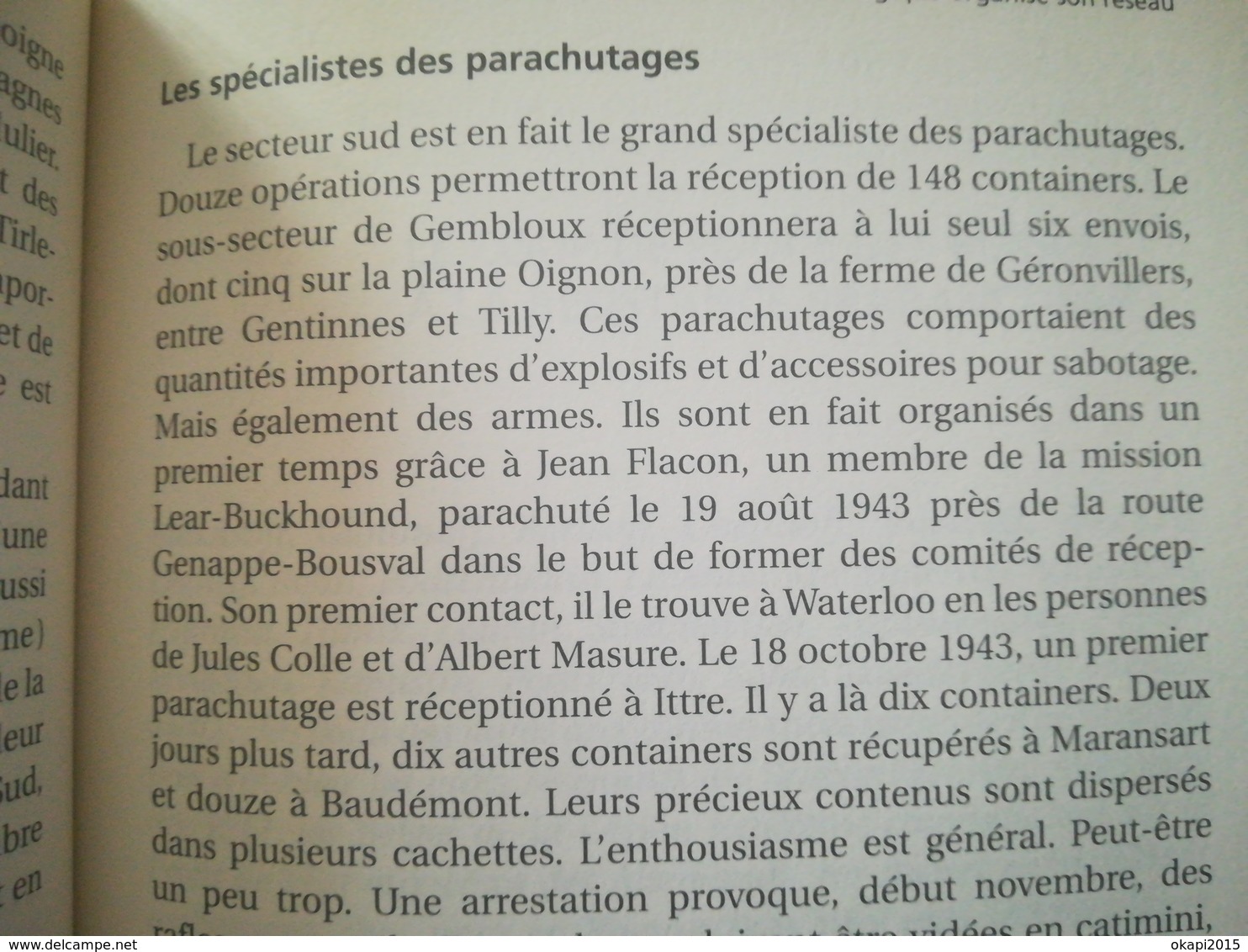 RÉCITS DE GUERRE EN BRABANT WALLON LIVRE RÉGIONALISME BELGIQUE MILITARIA GUERRE 1939 - 1945