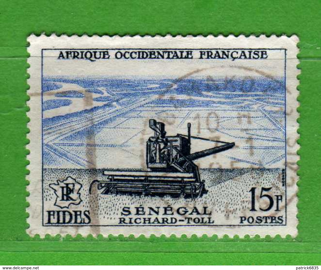 (00)  Afrique Occidentale Française, AOF 1956 - Yvert.58 . Oblitéré .  Vedi Descrizione - Usati