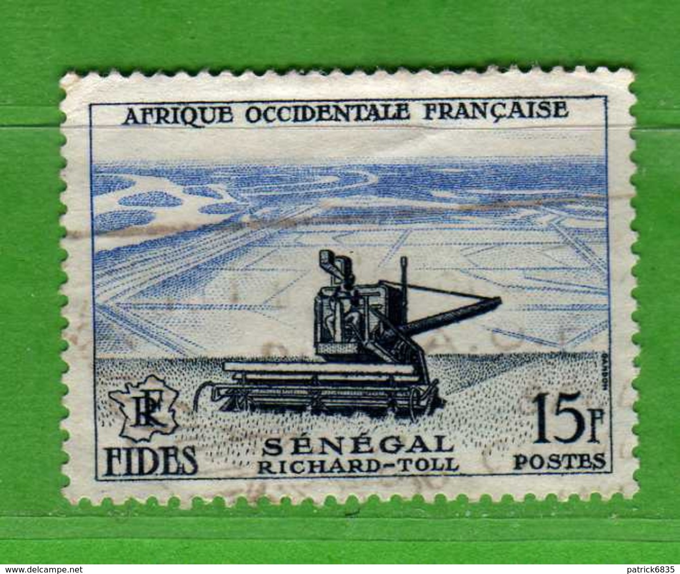(00)  Afrique Occidentale Française, AOF 1956 - Yvert.58 . Oblitéré .  Vedi Descrizione - Usati