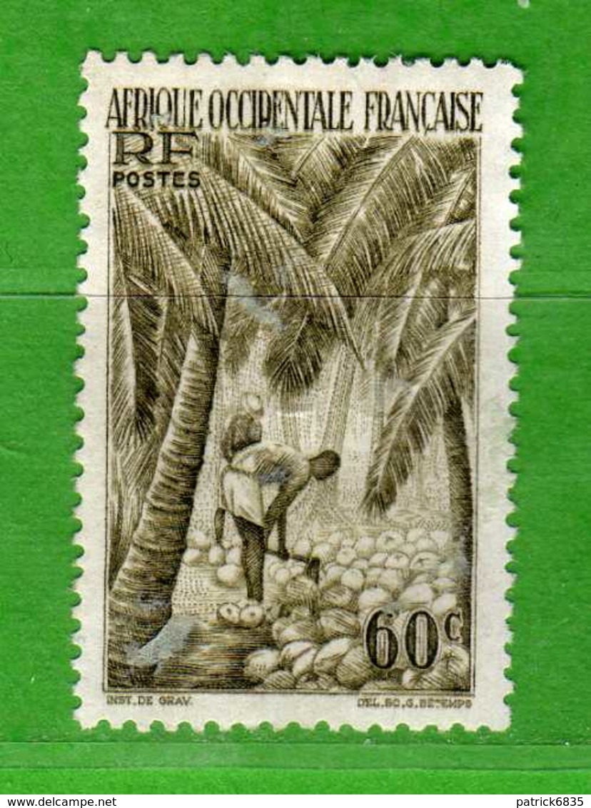 (Us3)  Afrique Occidentale Française *, AOF 1948 - Yvert.43 . MH - Linguellato .  Vedi Descrizione - Nuovi