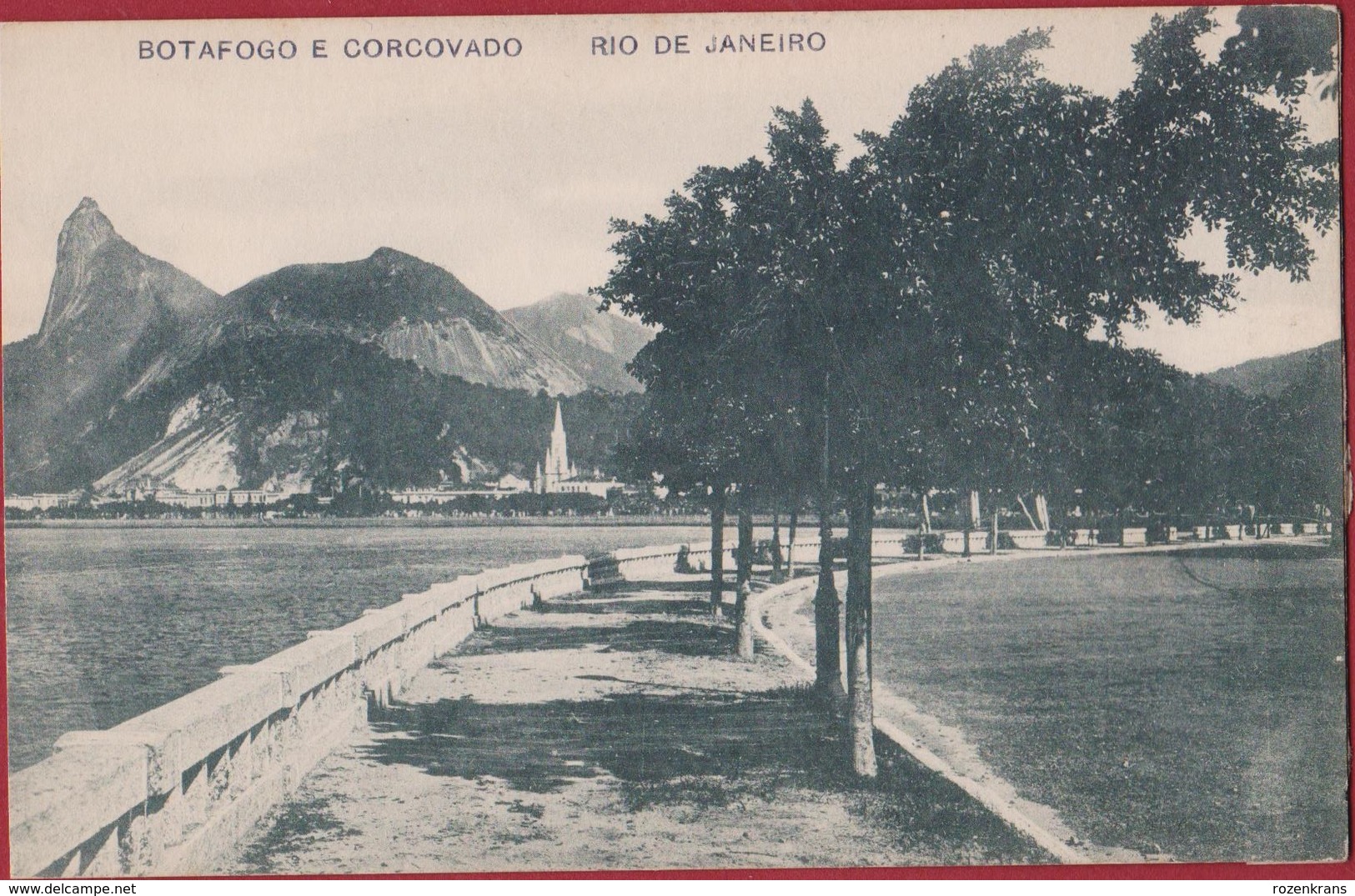 Bresil Brazil Brasil Brasilien Botafogo E Corcovado Rio De Janeiro (Very Good Condition) - Rio De Janeiro