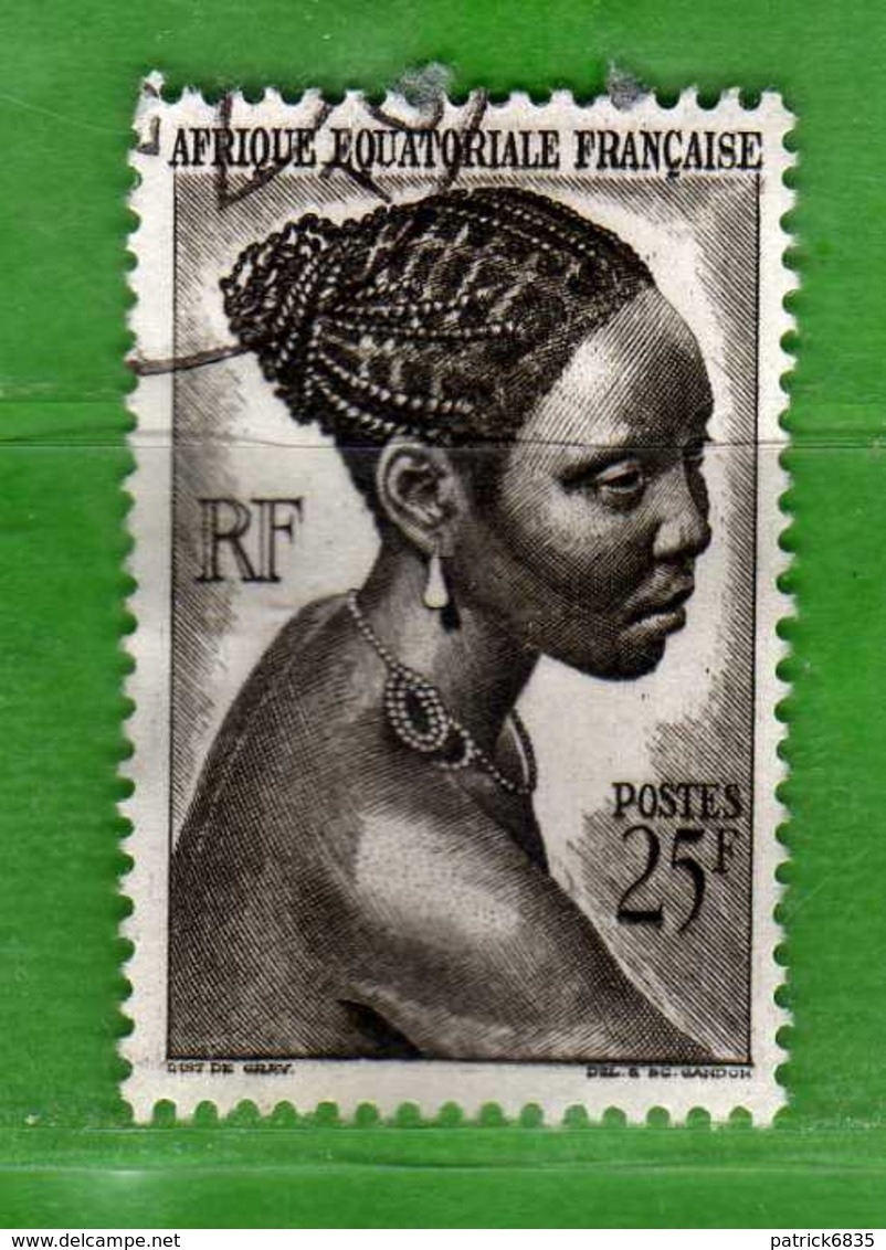 (Us3)  Afrique Equatoriale Française °, AEF 1947 - Yvert. 226 . Oblitéré .  Vedi Descrizione - Usati