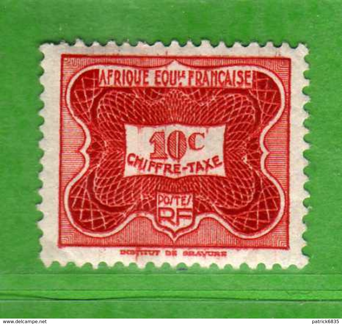 (00)   AEF * - 1947 - TAXE. Yvert. 12 . MH . - Nuovi