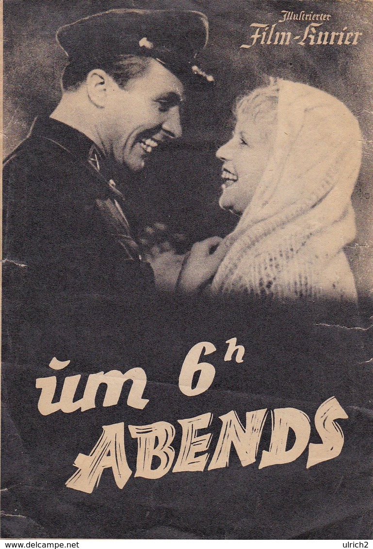 Filmprogramm - Um 6h Abends - 4 S. - Illustrierter Film-Kurier - Ladynina Samojlow ... - 1946 (41560) - Other & Unclassified
