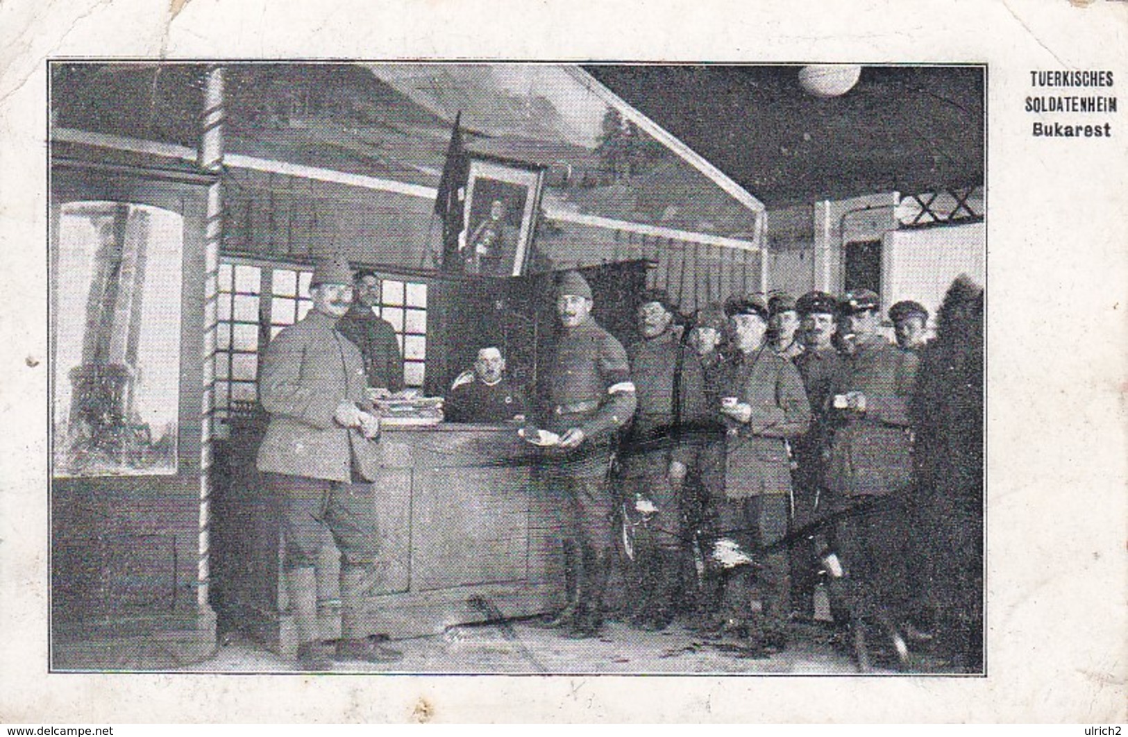 AK Bukarest - Türkisches Soldatenheim - Feldpost Feldlazarett 367 - 1918 (41563) - Rumänien