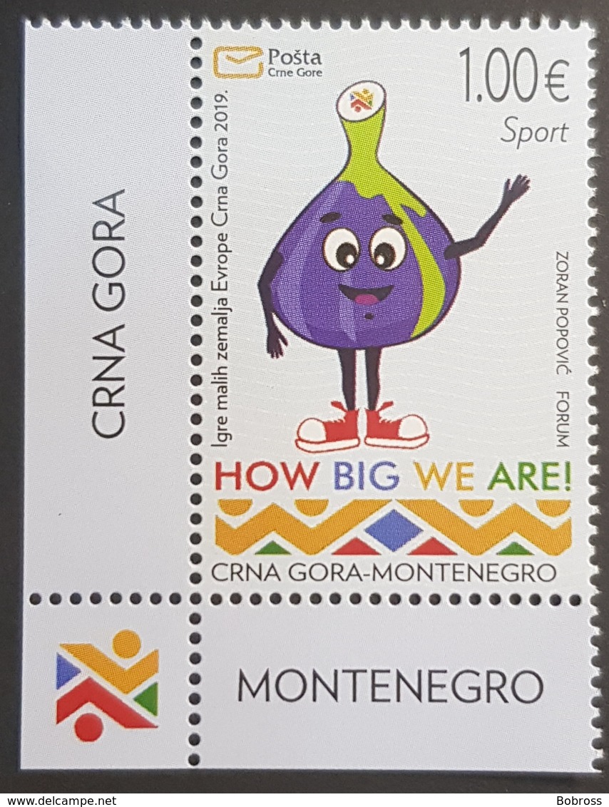 2019 The Games Of The Small States Of Europe, Montenegro, MNH - Montenegro