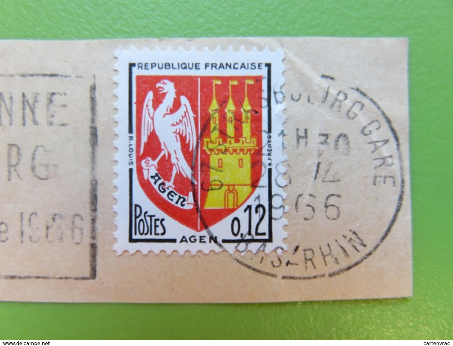 Flamme - Foire Européenne De Strasbourg - 1966 - Cachet Strasbourg-Gare - Timbre YT N° 1353A - Mechanical Postmarks (Advertisement)