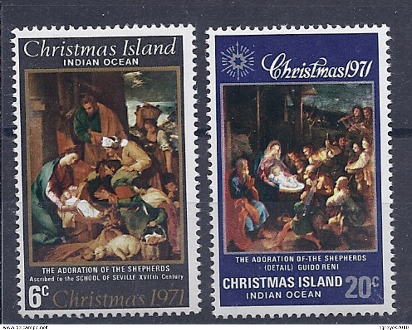 190031807  CHRISTMAS  ISL.  YVERT    Nº  37/8  **/MNH - Christmas Island