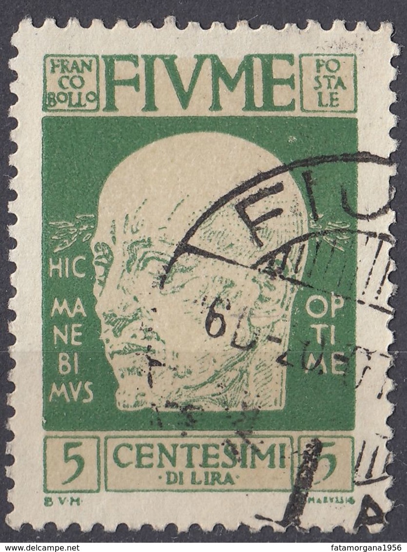 FIUME - 1920 - Yvert 96 Usato, Come Da Immagine. - Fiume