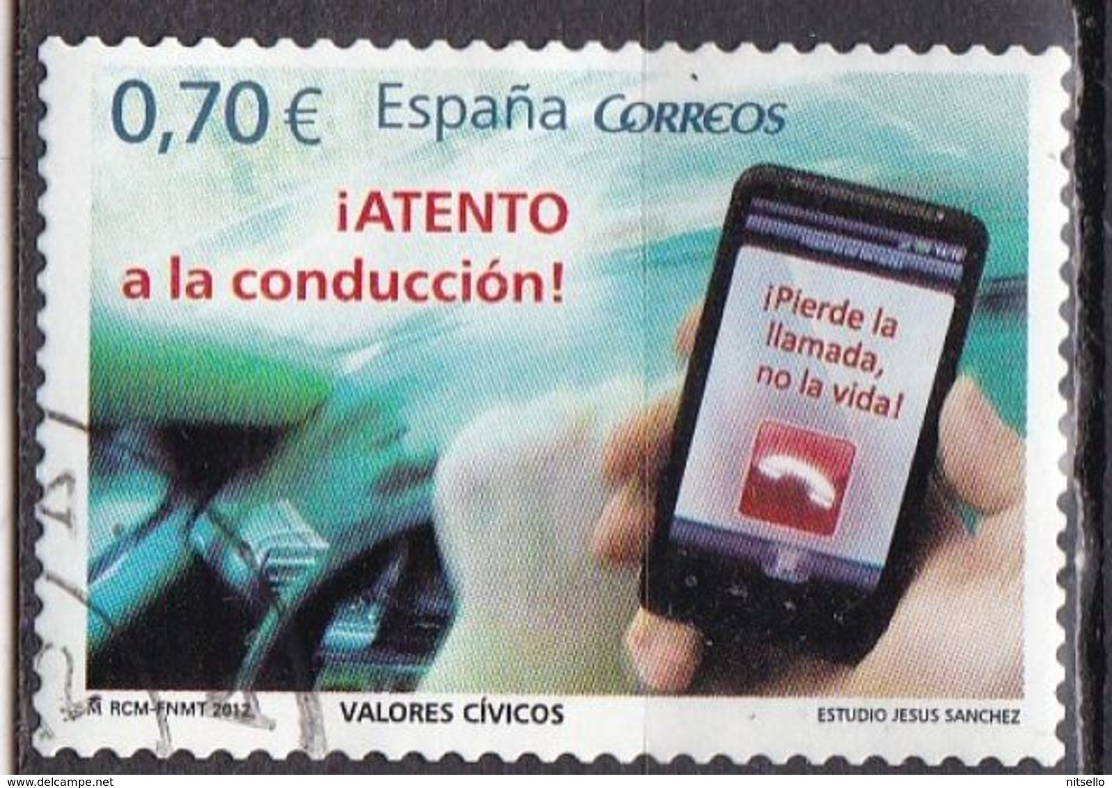 LOTE 1910  ///  (C020) ESPAÑA 2012    YVERT Nº: 4375 - Gebraucht