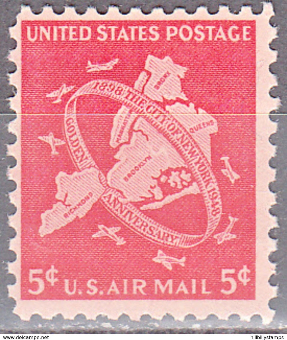 UNITED STATES   SCOTT NO.C38    MNH     YEAR  1948 - 2b. 1941-1960 Nuovi