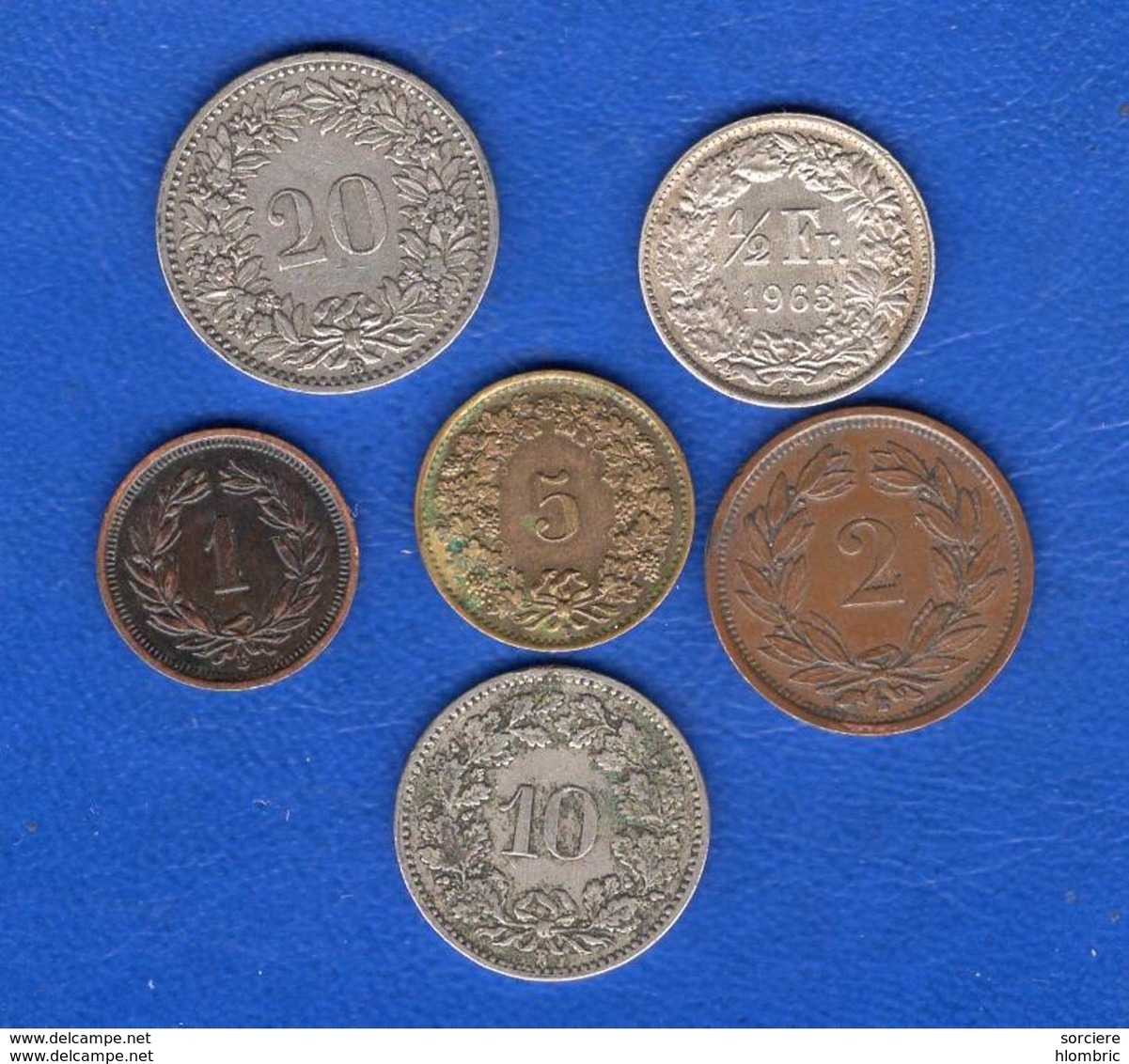 Suisse  5  Rappen  1918   +5  Pieces - Autres & Non Classés