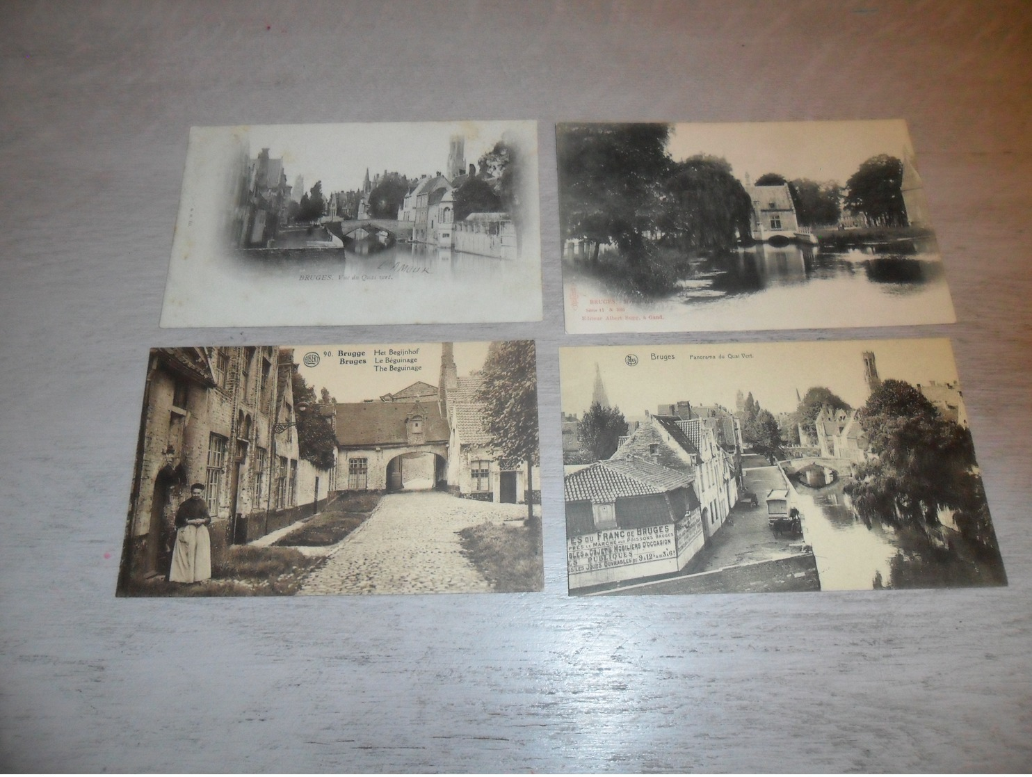 Beau lot de 60 cartes postales de Belgique  Bruges      Mooi lot van 60 postkaarten van België  Brugge - 60 scans