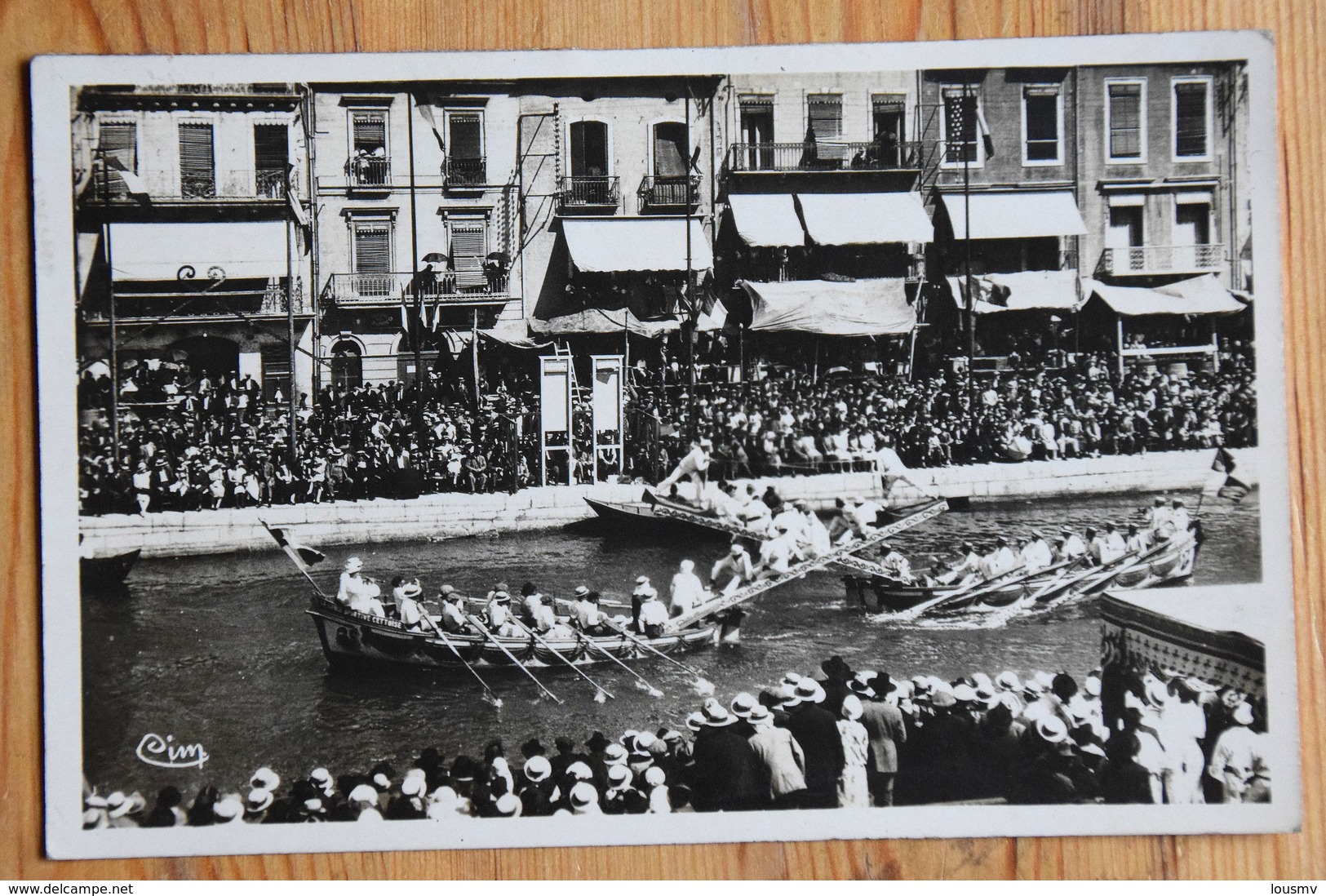 34 : Sète - Grandes Joutes St-Louis - Animée : Belle Animation - Joutes Nautiques - (n°15127) - Sete (Cette)