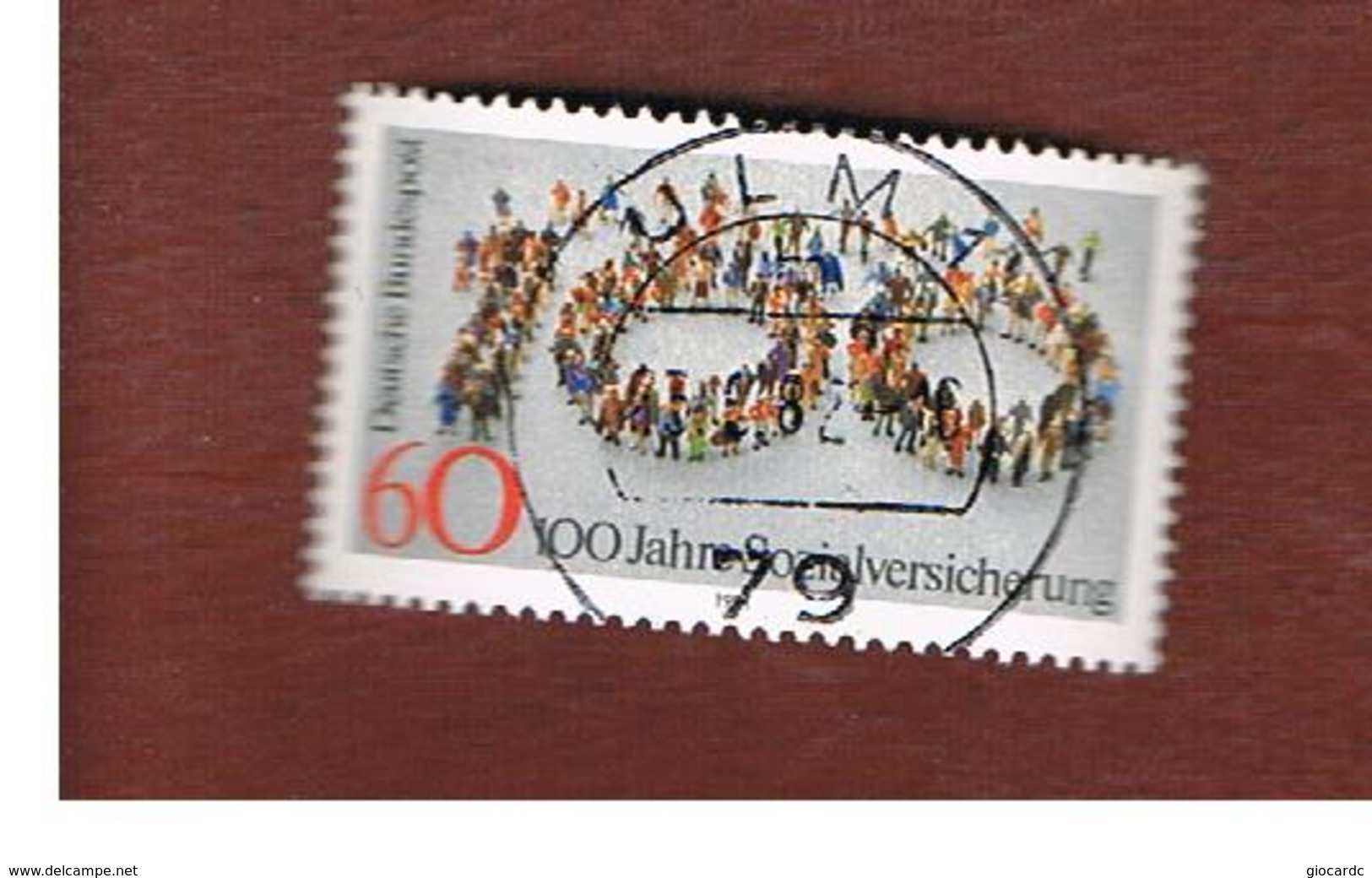 GERMANIA (GERMANY) - SG 1980  - 1981 SOCIAL INSURANCE -   USED - Gebraucht