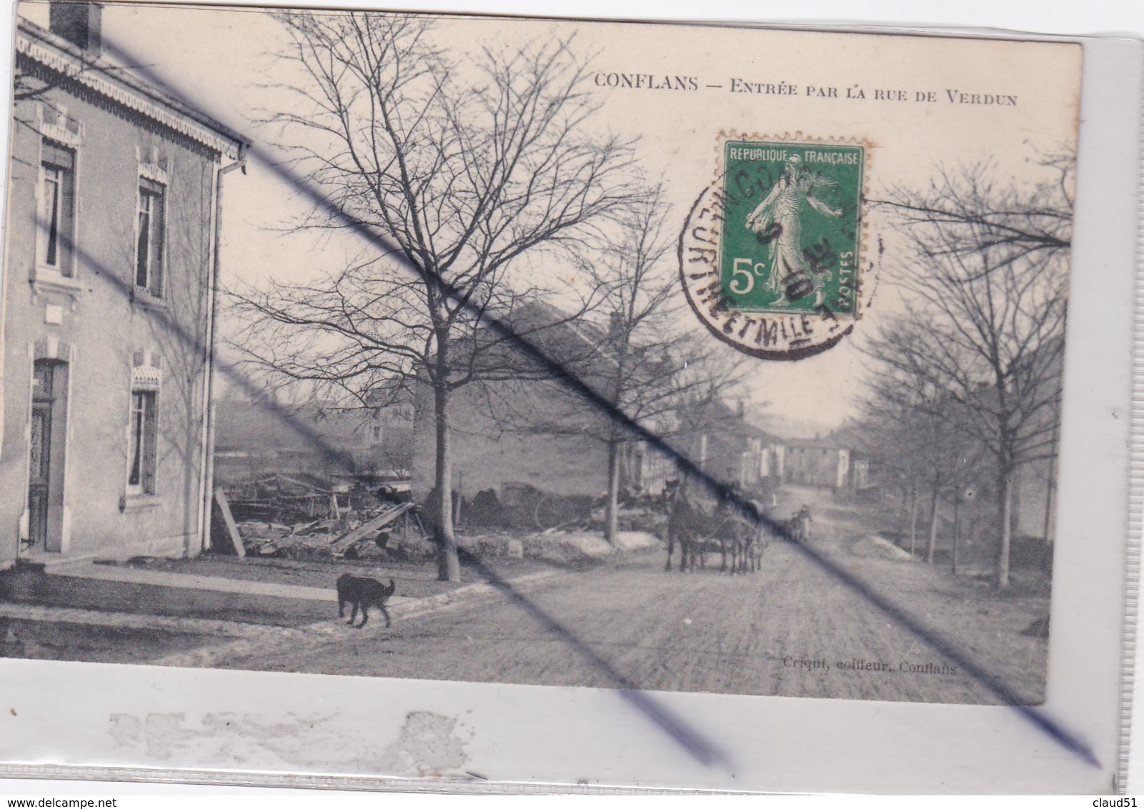 Conflans (54) Entrée Par La Rue De Verdun - Autres & Non Classés