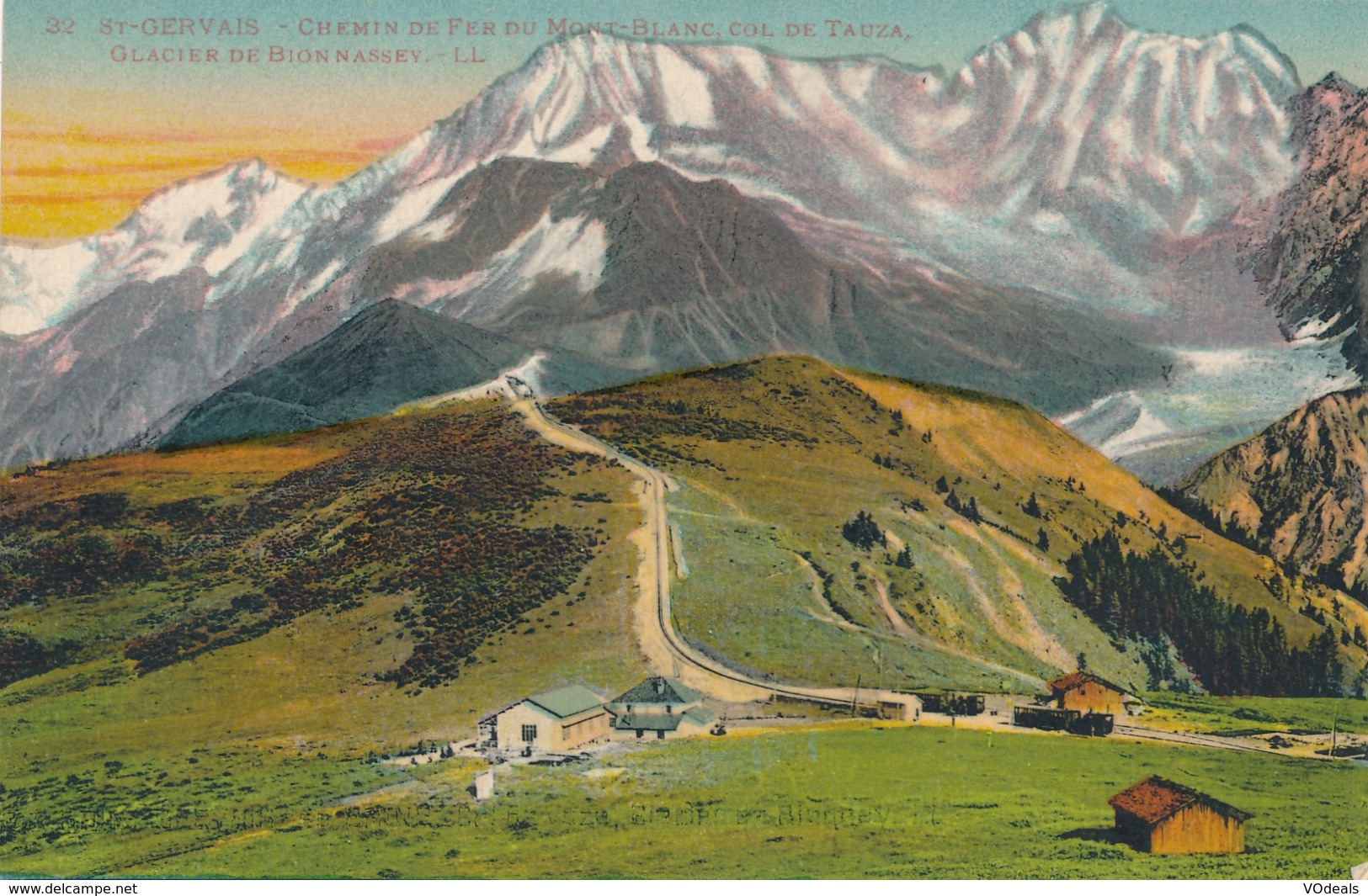 CPA - Transports - Tram - Tramway - St-Gervais - Chemin De Fer Du Mont-Blanc - Autres & Non Classés