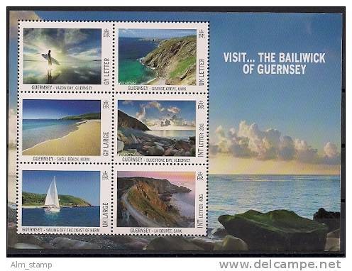 2012 Guernsey Mi. Bl. 60 **MNH Europa: Besuche. - 2012