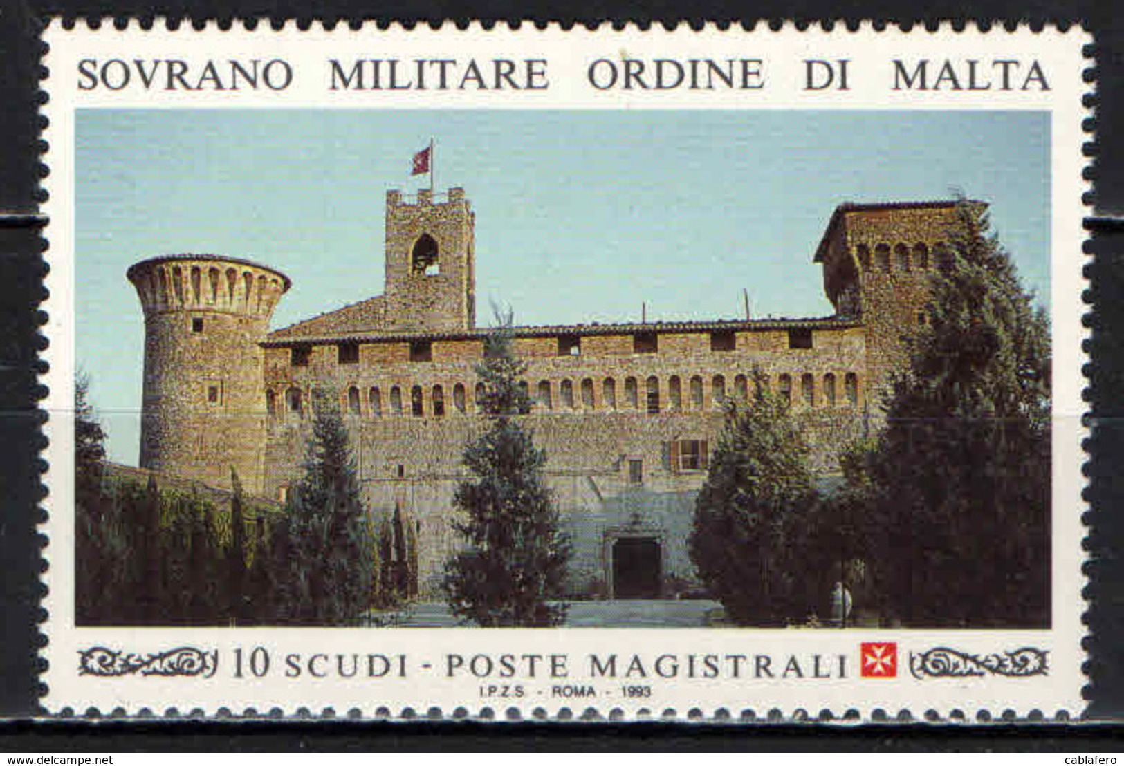 SMOM - 1993 - IL CASTELLO DELLO S.M.O.M. A MAGIONE (PERUGIA) - MNH - Sovrano Militare Ordine Di Malta