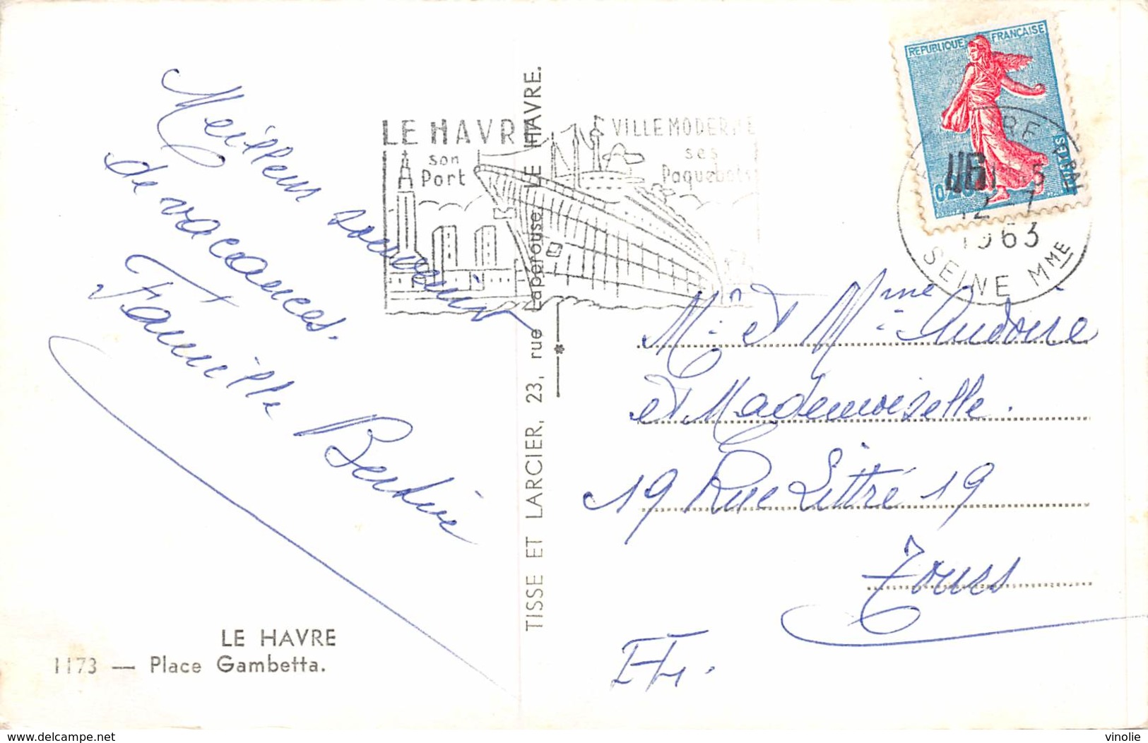 PIE-FO -19-5942 : LE HAVRE. PLACE GAMBETTA. LE MONUMENT. - Unclassified