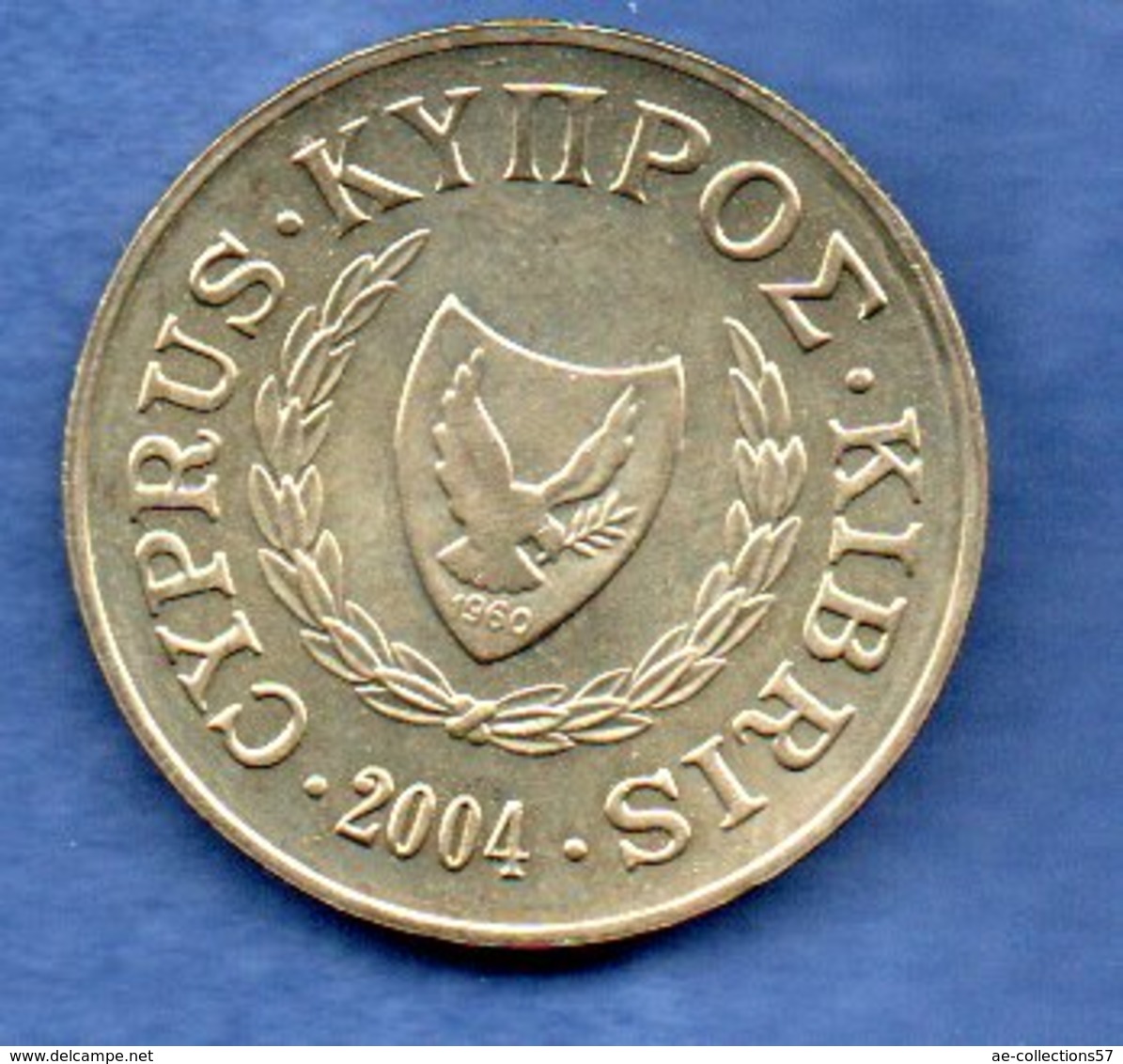 Chypre -  10 Cents 2004  -  Km # 56.3  - état  SPL - Chypre