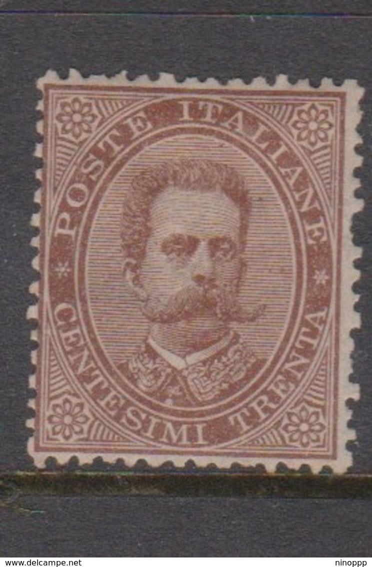 Italy S 41 1879 King Humbert I, 30c Brown, Mint Hinged - Mint/hinged