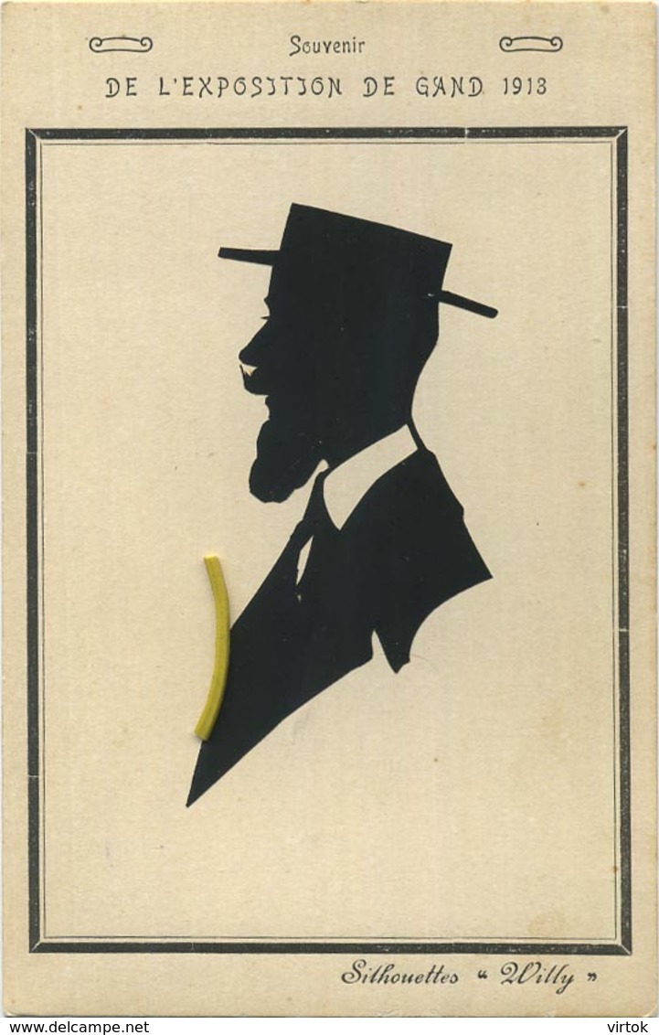 GENT - GAND :  Exposition 1913  (  SILHOUETTES ' WILLY '  ) - Gent