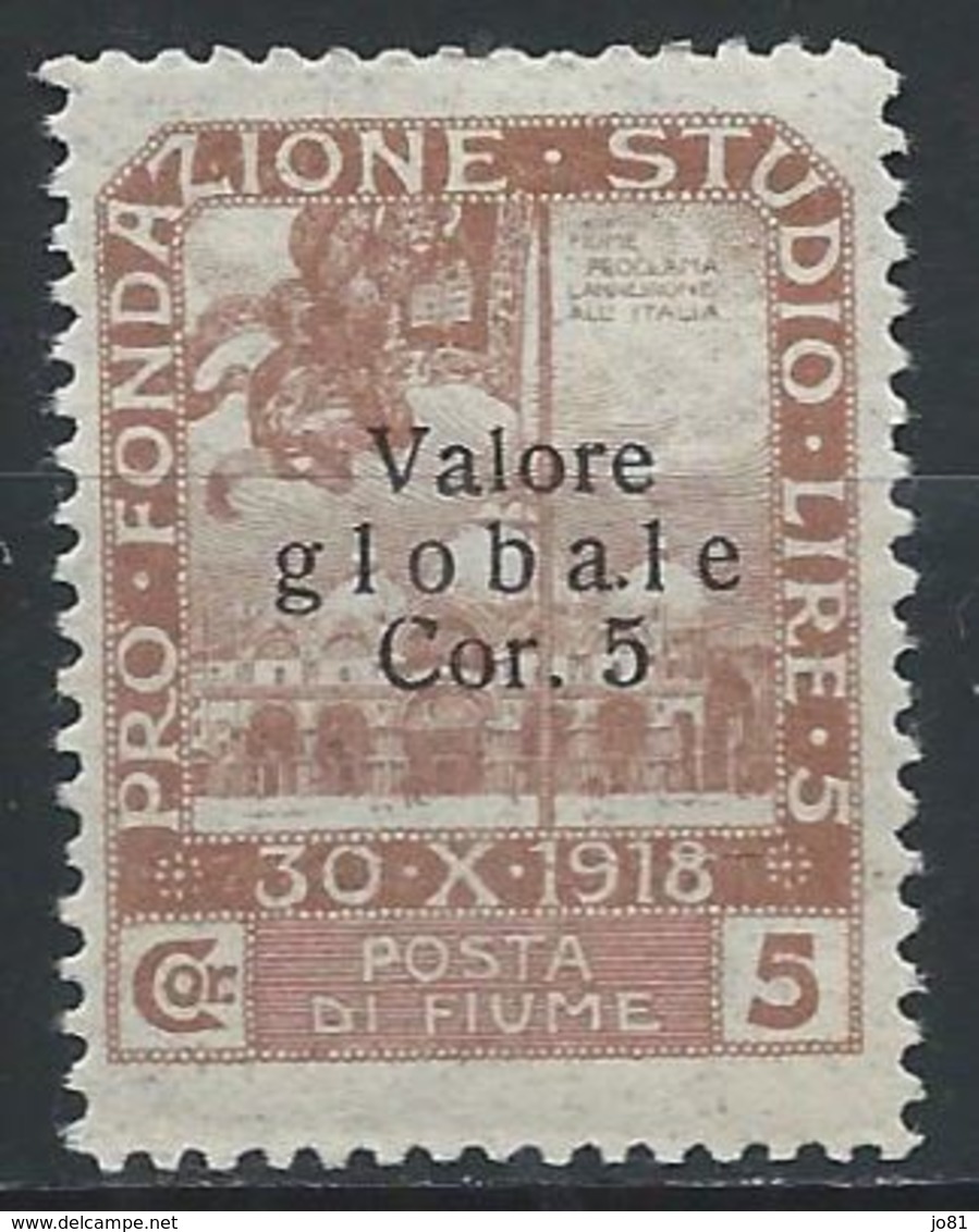Italie - Fiume YT 81 X / MH - Fiume
