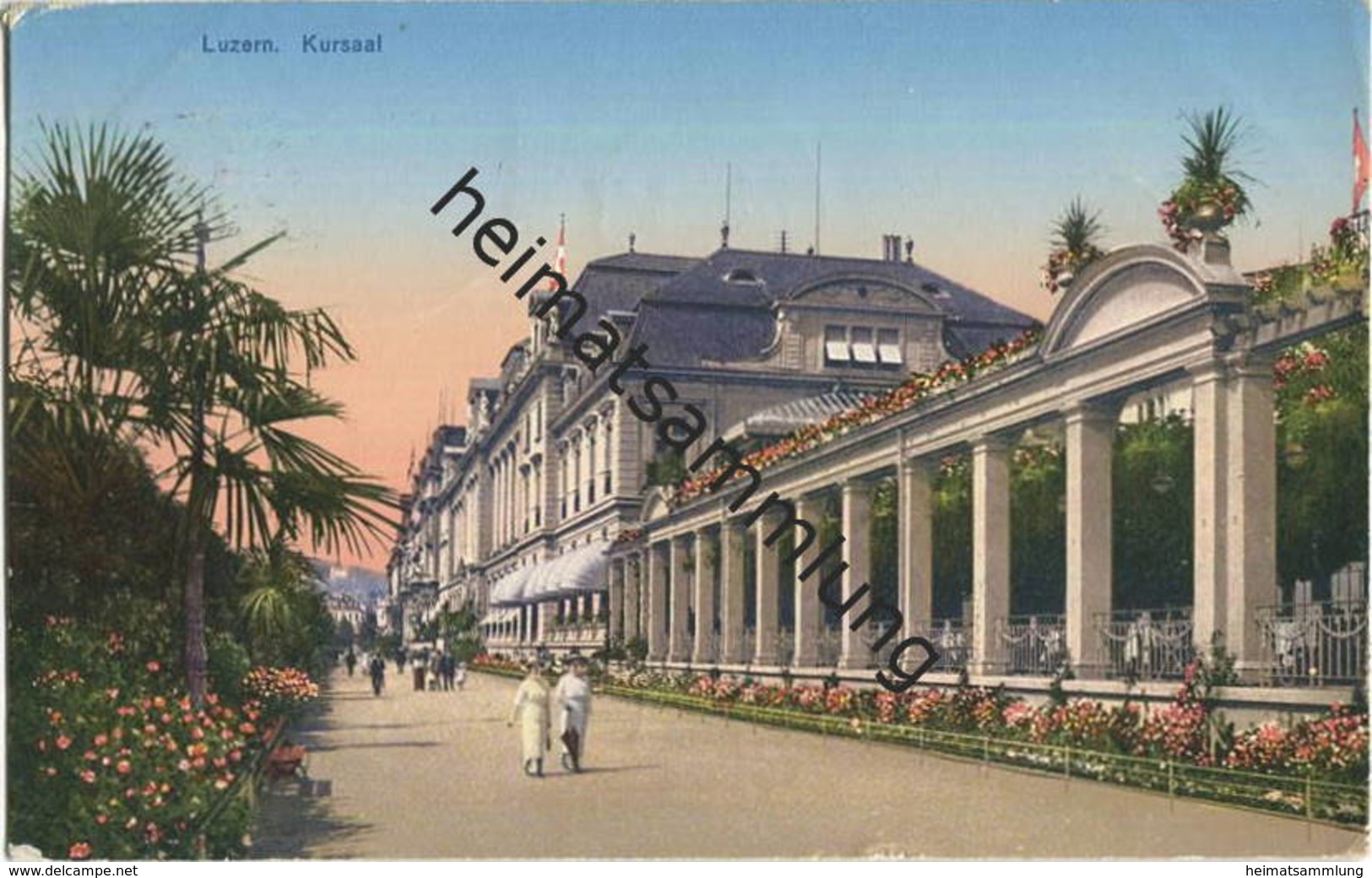 Luzern - Kursaal - E. Goetz Kunstanstalt Luzern Gel. 1923 - Lucerna