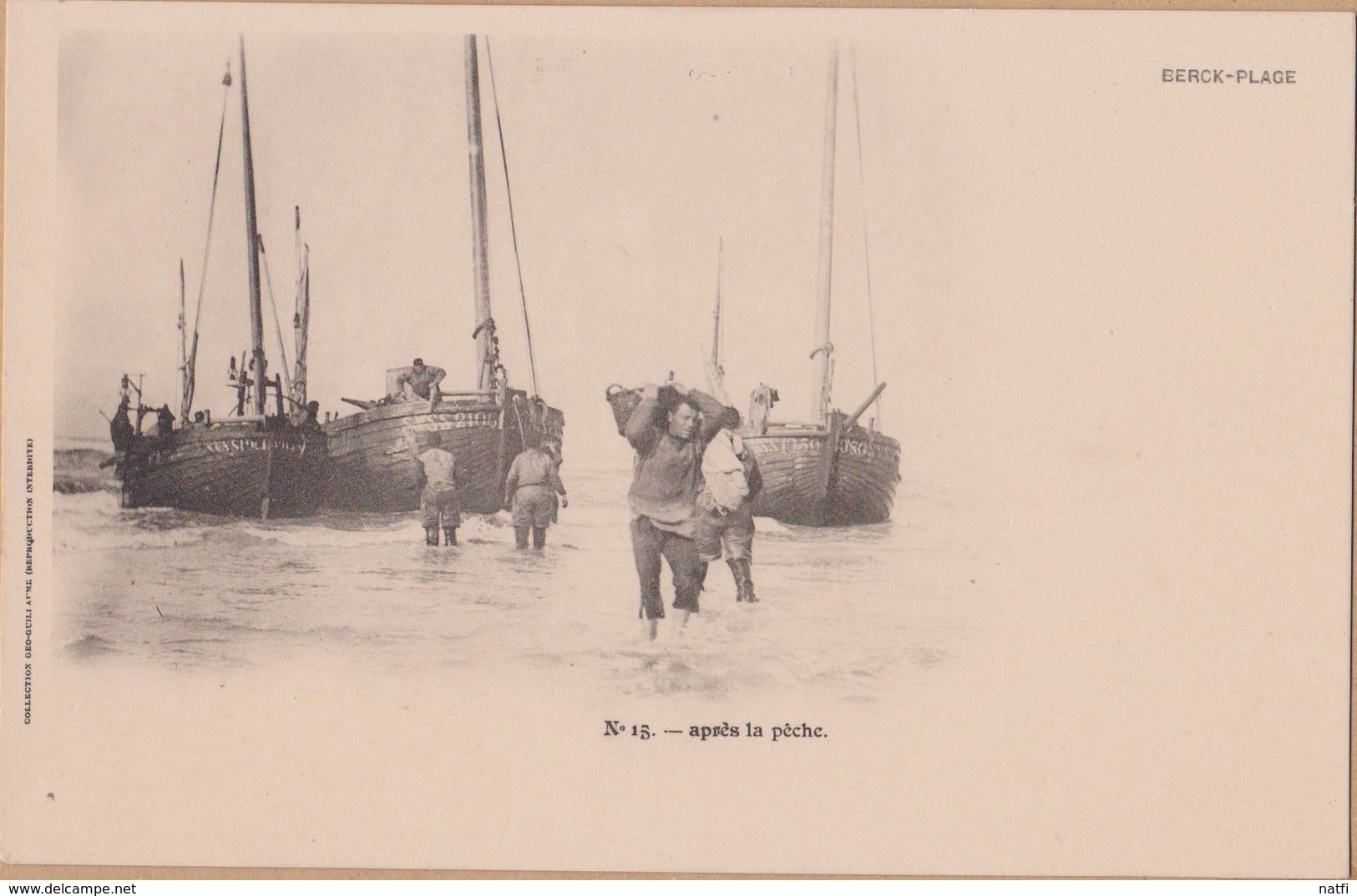 CPA  BERCK S/ MER APRES LA PECHE - Berck