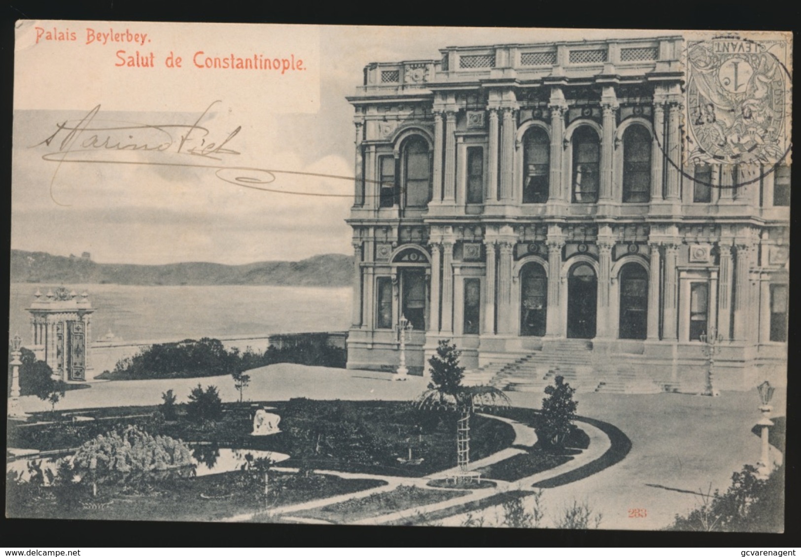 KONSTANTINOPEL -  PALAIS BEYLERBEY    1905 - Turquie