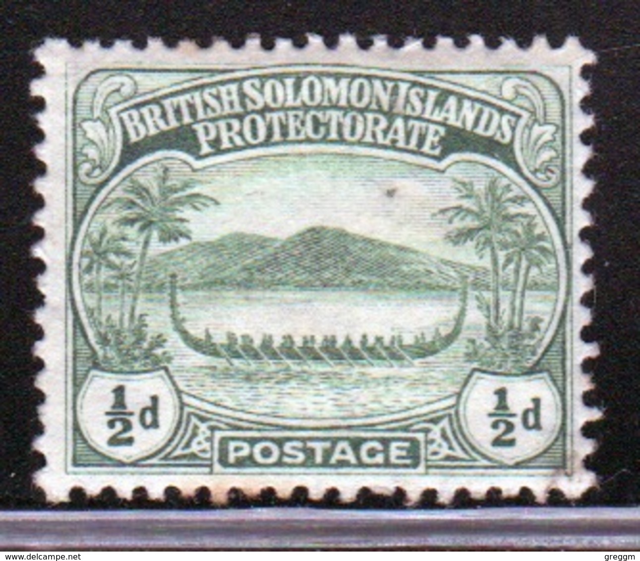 British Solomon Islands 1908 Single Half Penny Stamp. - Isole Salomone (...-1978)