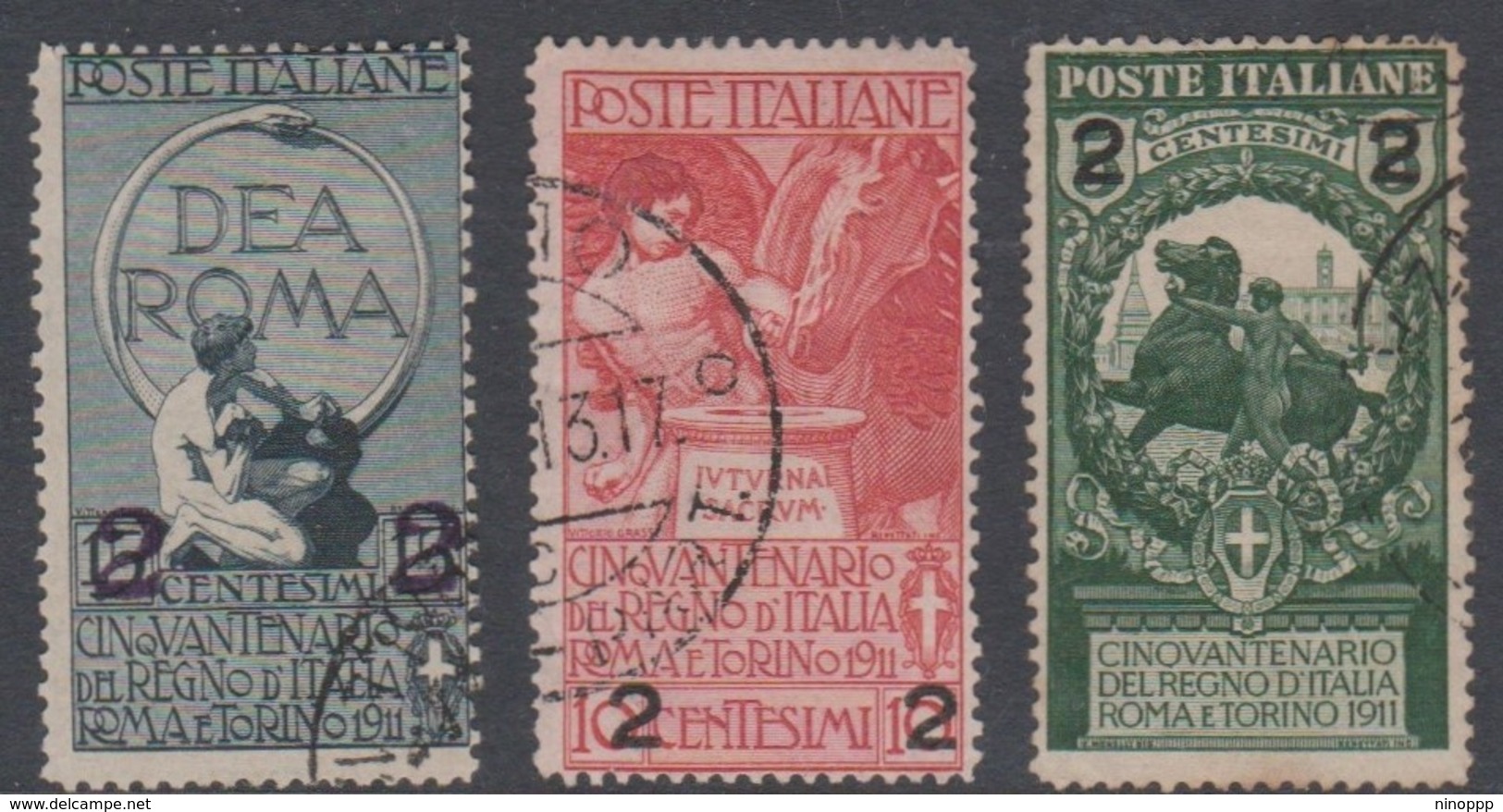 Italy S 99-101 1913 Surcharged, Used - Used