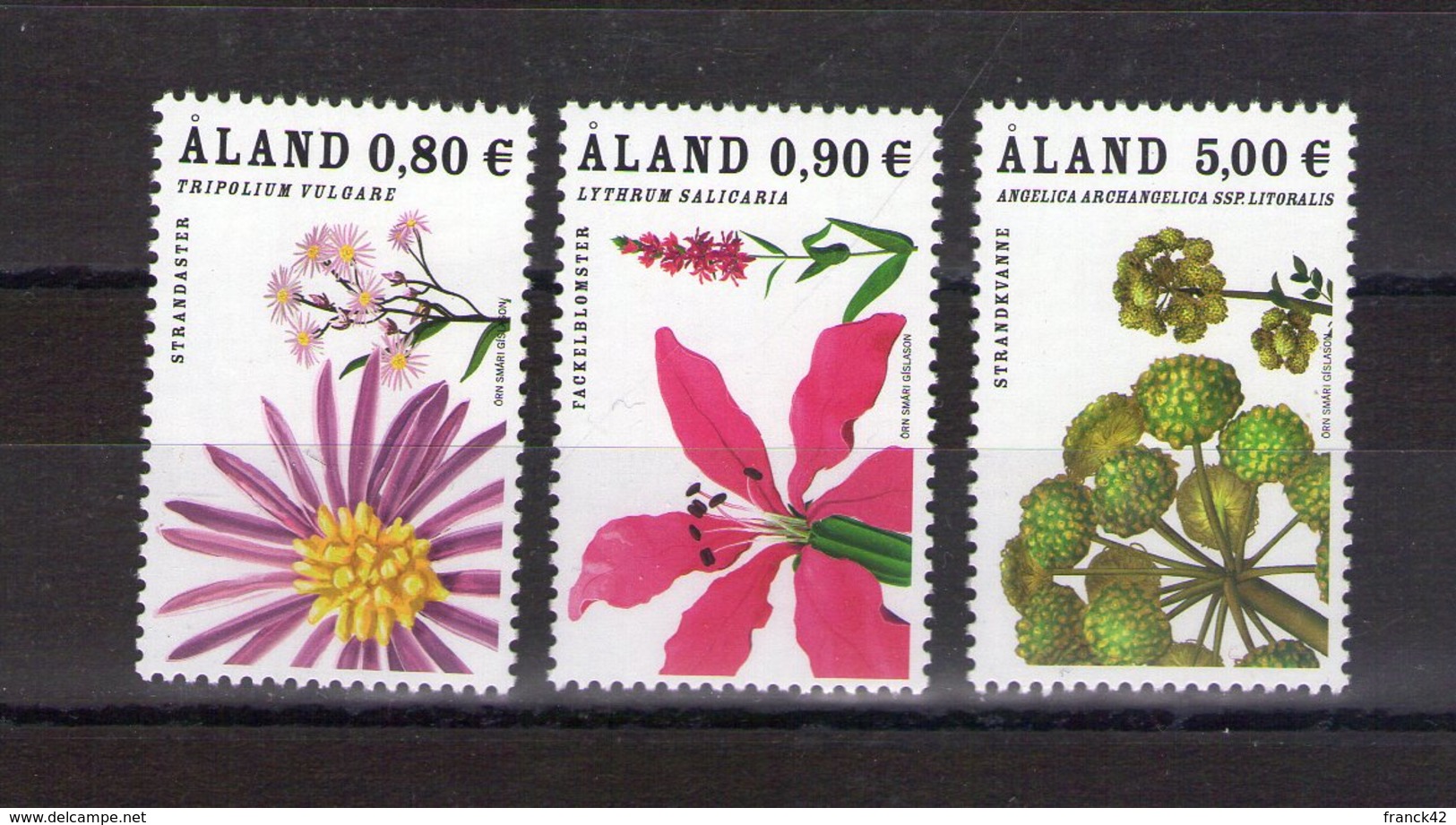 Aland. Fleurs Sauvages Des Rivages - Aland