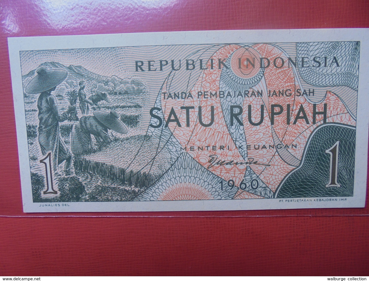 INDONESIE 1 RUPIAH 1960 PEU CIRCULER/NEUF - Indonésie