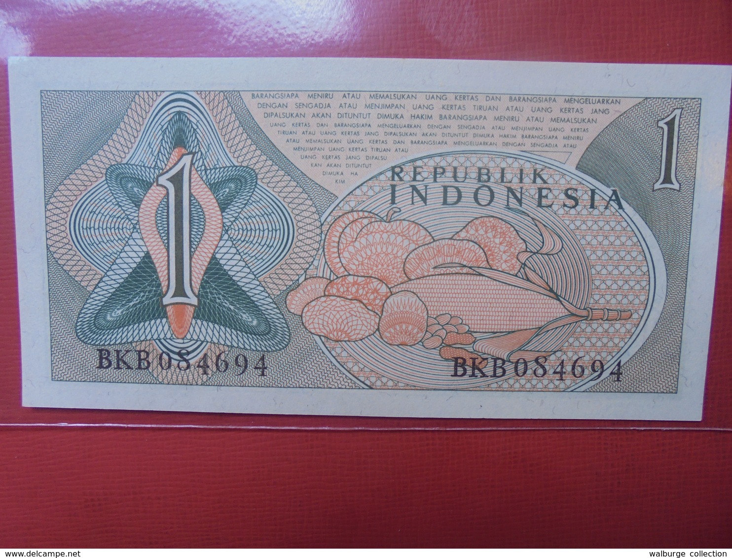INDONESIE 1 RUPIAH 1960 PEU CIRCULER/NEUF - Indonésie