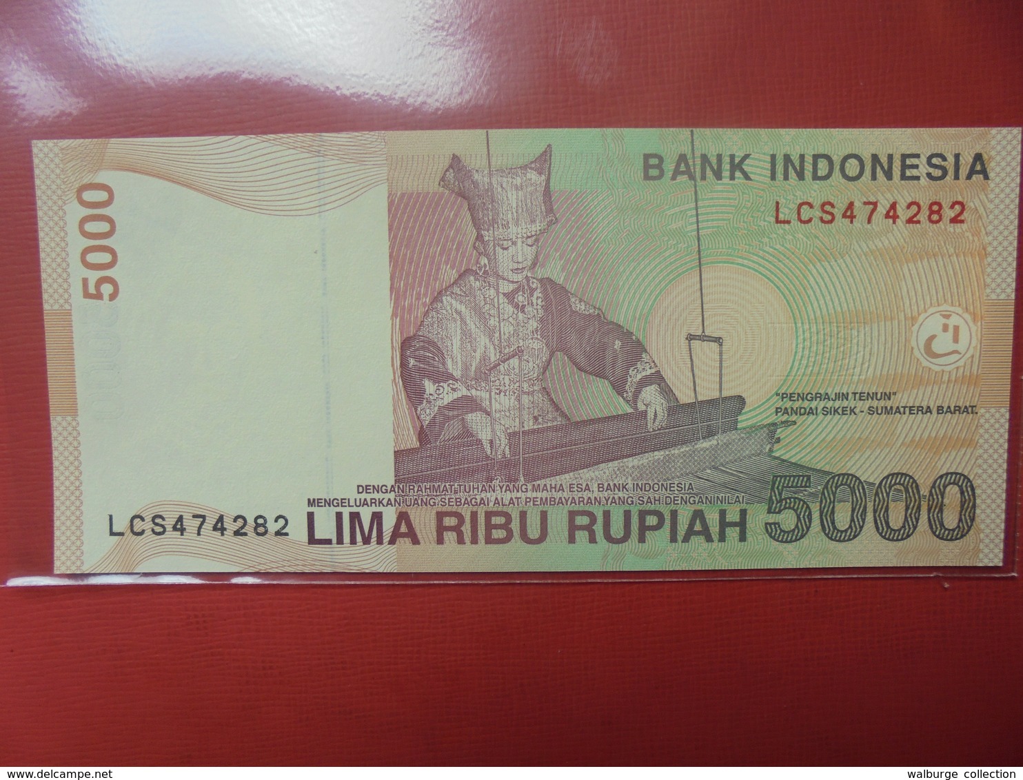 INDONESIE 5000 RUPIAH 2009 PEU CIRCULER/NEUF - Indonésie