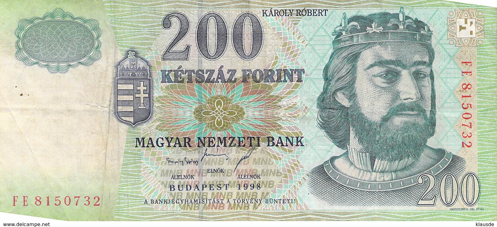 200 Forint Ungarn 1998 VF/F (III) - Ungarn
