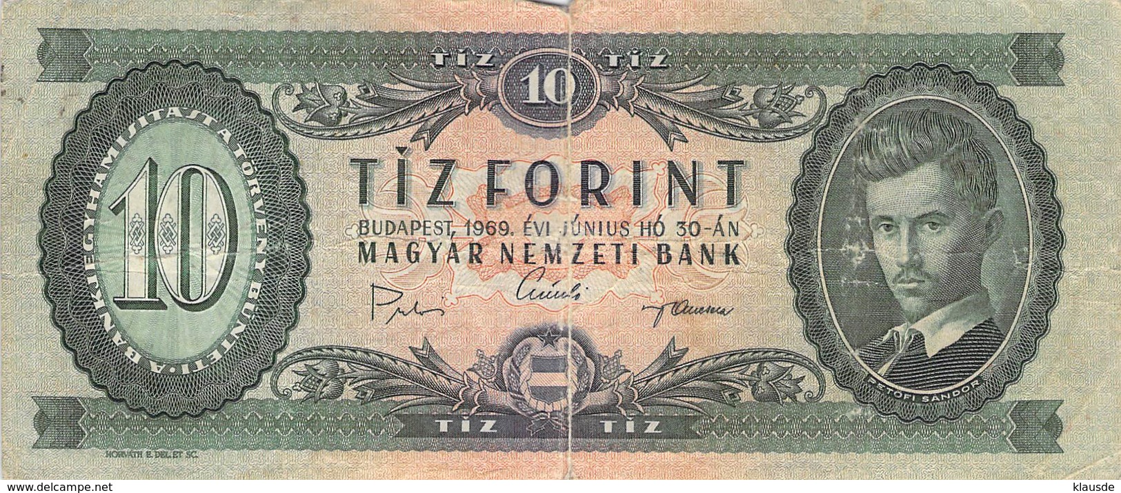 10 Forint 1969 VF/F (III) - Ungarn