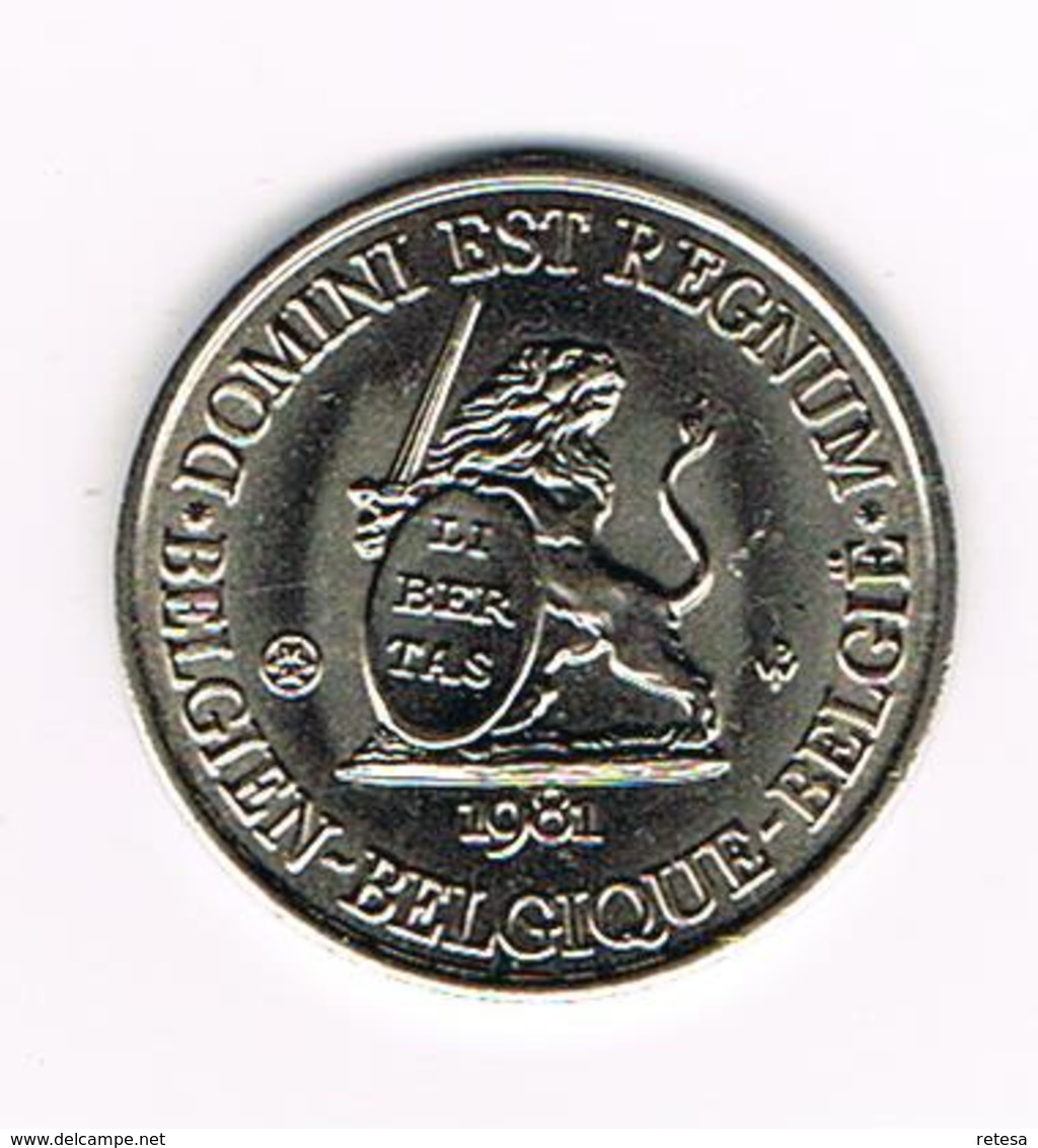 // PENNING  DOMINI EST REGNUM LIMBURG REGNUM BELGICALE 1981 - 3.000 EX. - Pièces écrasées (Elongated Coins)