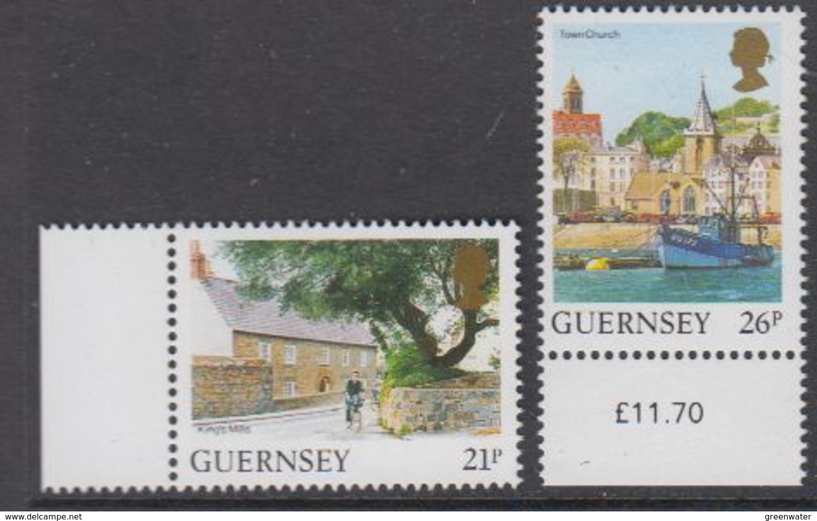 Guernsey 1991 Definitives 2v ** Mnh (42929D) - Guernsey