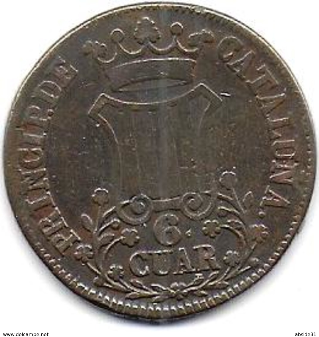 ESPAGNE - CATALUNA - 6 Cuartos   1837 - Monedas Provinciales