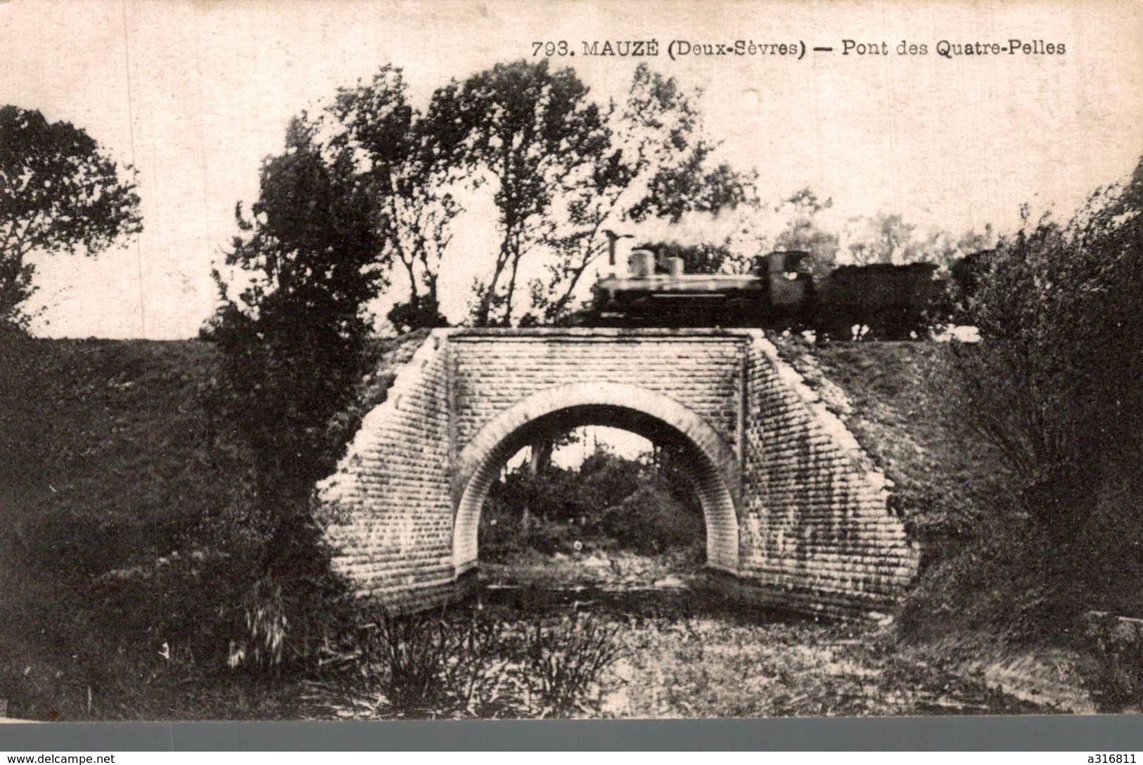 MAUZE PONT DES QUATRES PELLES - Mauze Sur Le Mignon