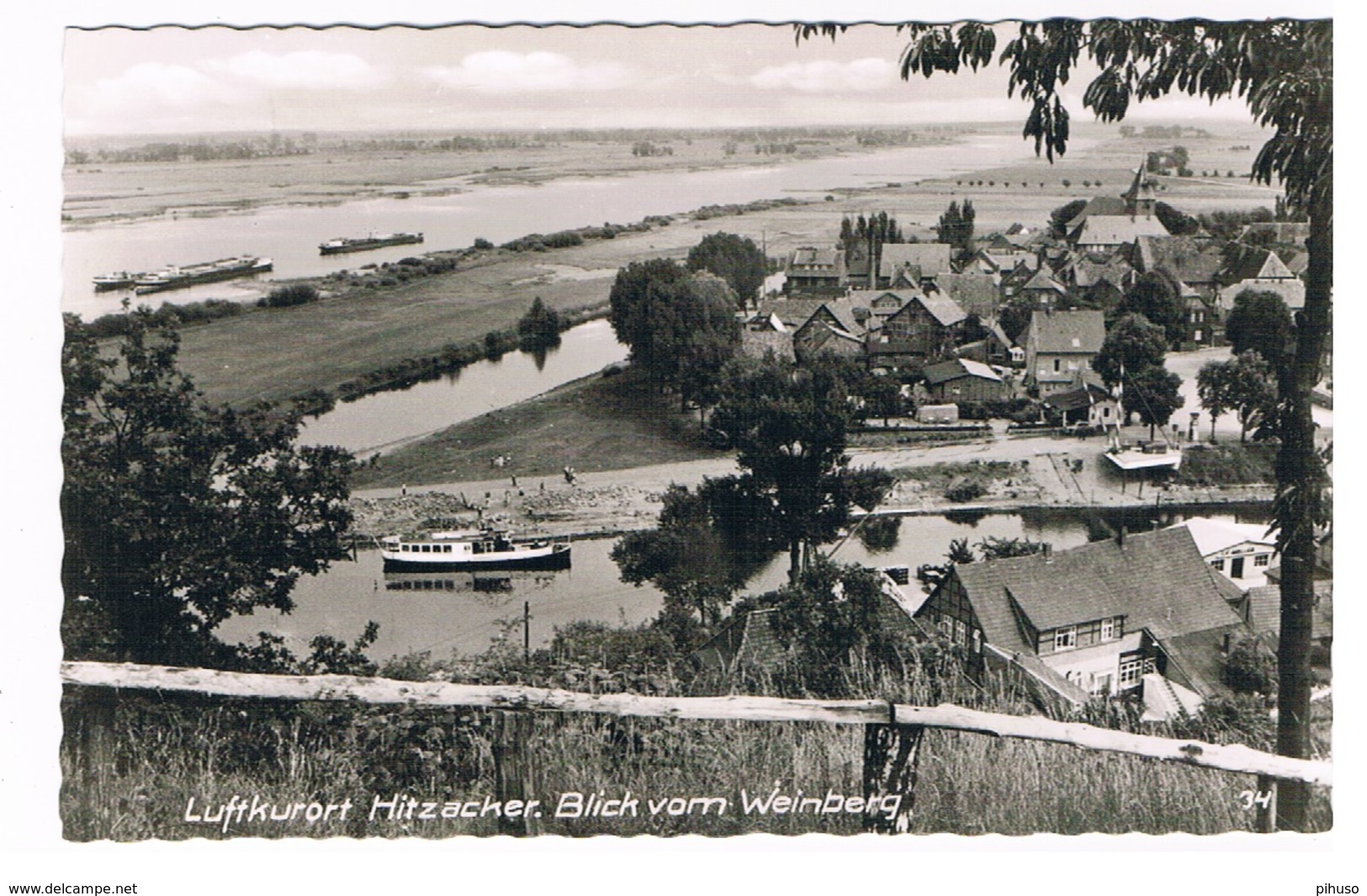 D-9435   HITZACKER : Blick Vom Weinberg - Lüchow