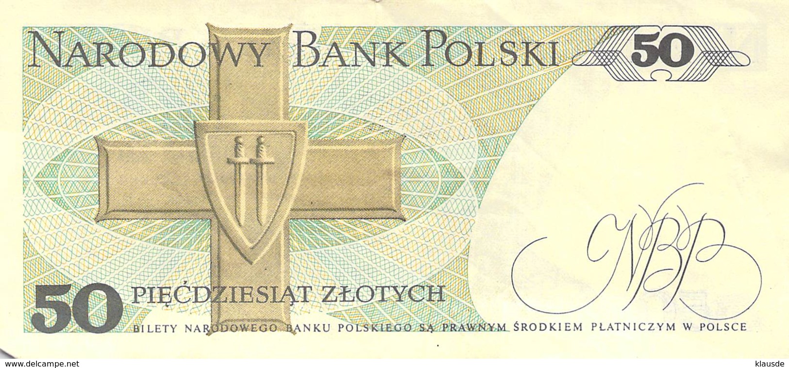 50 Zloty Polen VF/F (III) 1988 - Polen